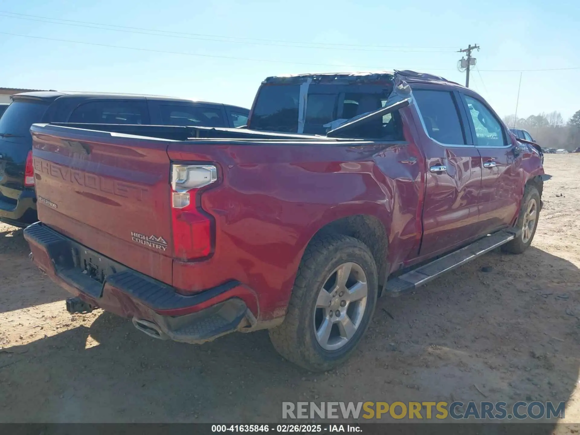 4 Photograph of a damaged car 3GCUYHET8MG141704 CHEVROLET SILVERADO 1500 2021