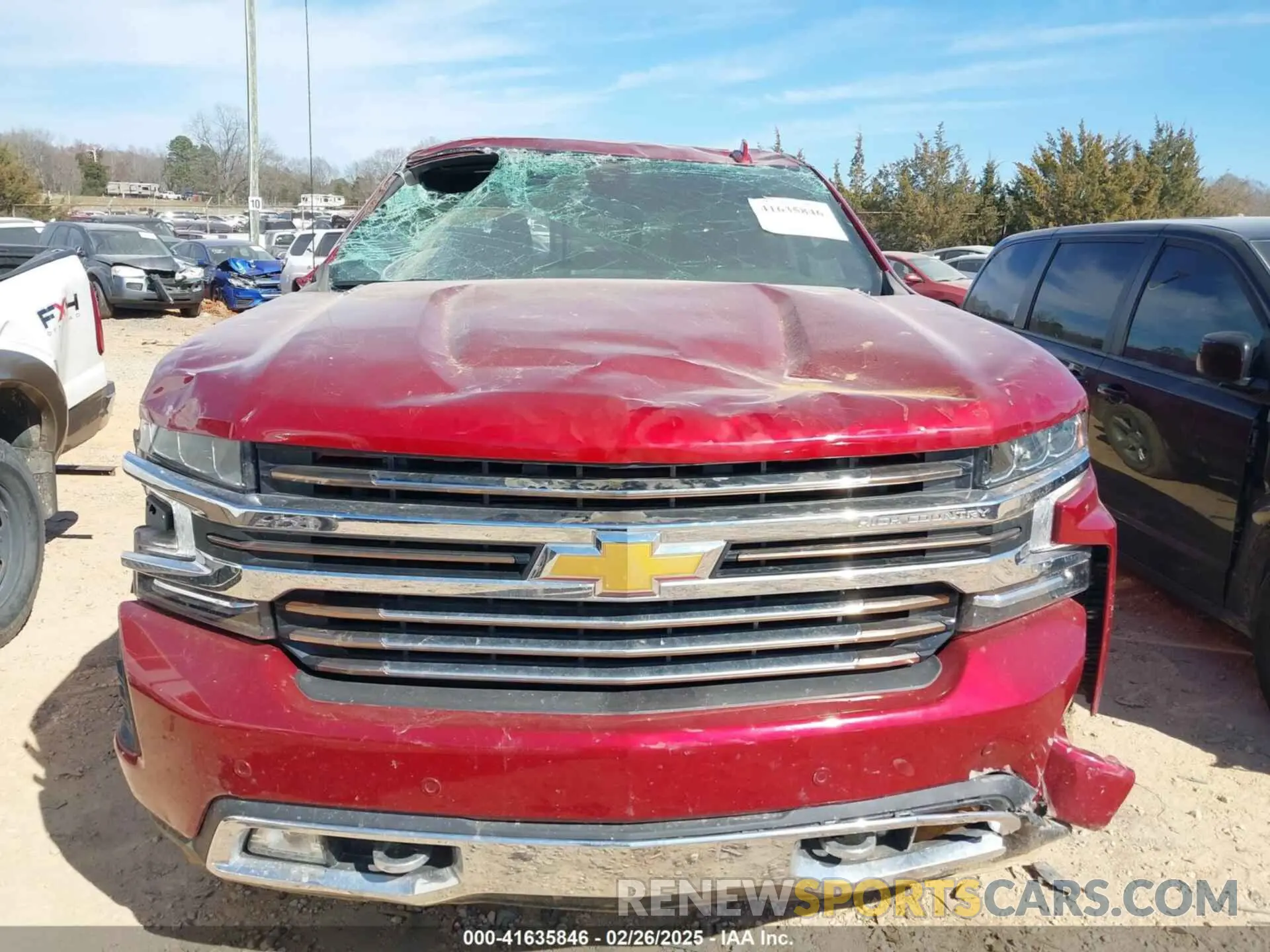 6 Photograph of a damaged car 3GCUYHET8MG141704 CHEVROLET SILVERADO 1500 2021