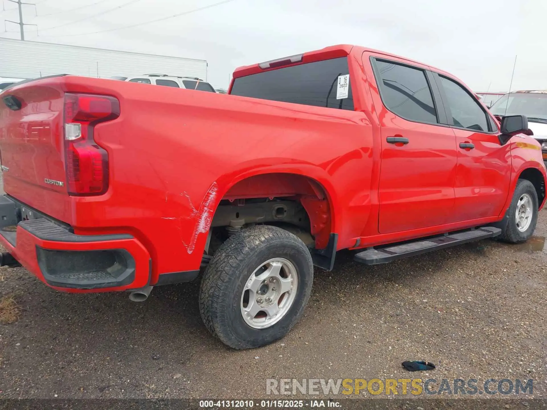 4 Photograph of a damaged car 1GCPABEK2NZ644359 CHEVROLET SILVERADO 1500 2022