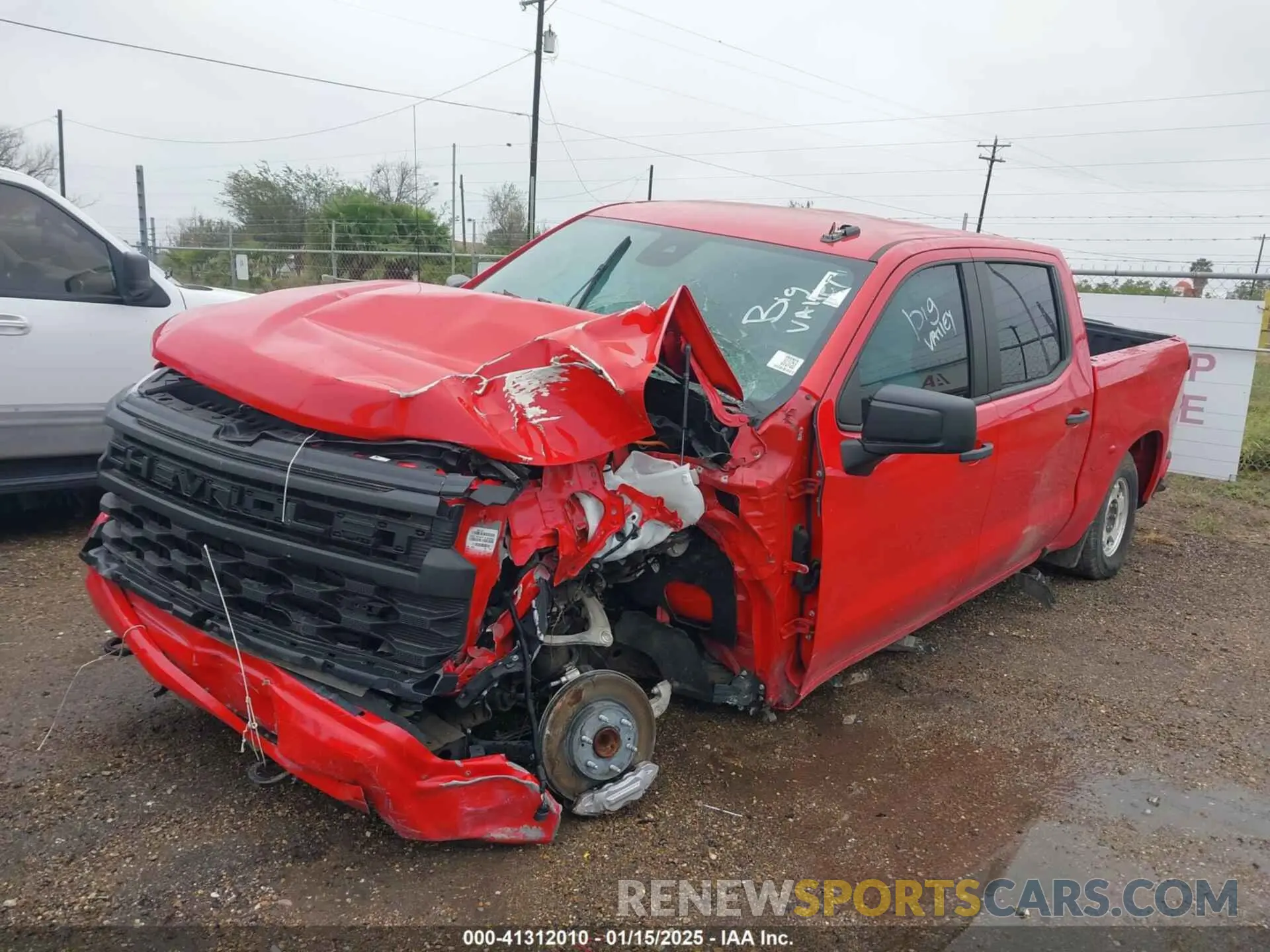 6 Photograph of a damaged car 1GCPABEK2NZ644359 CHEVROLET SILVERADO 1500 2022