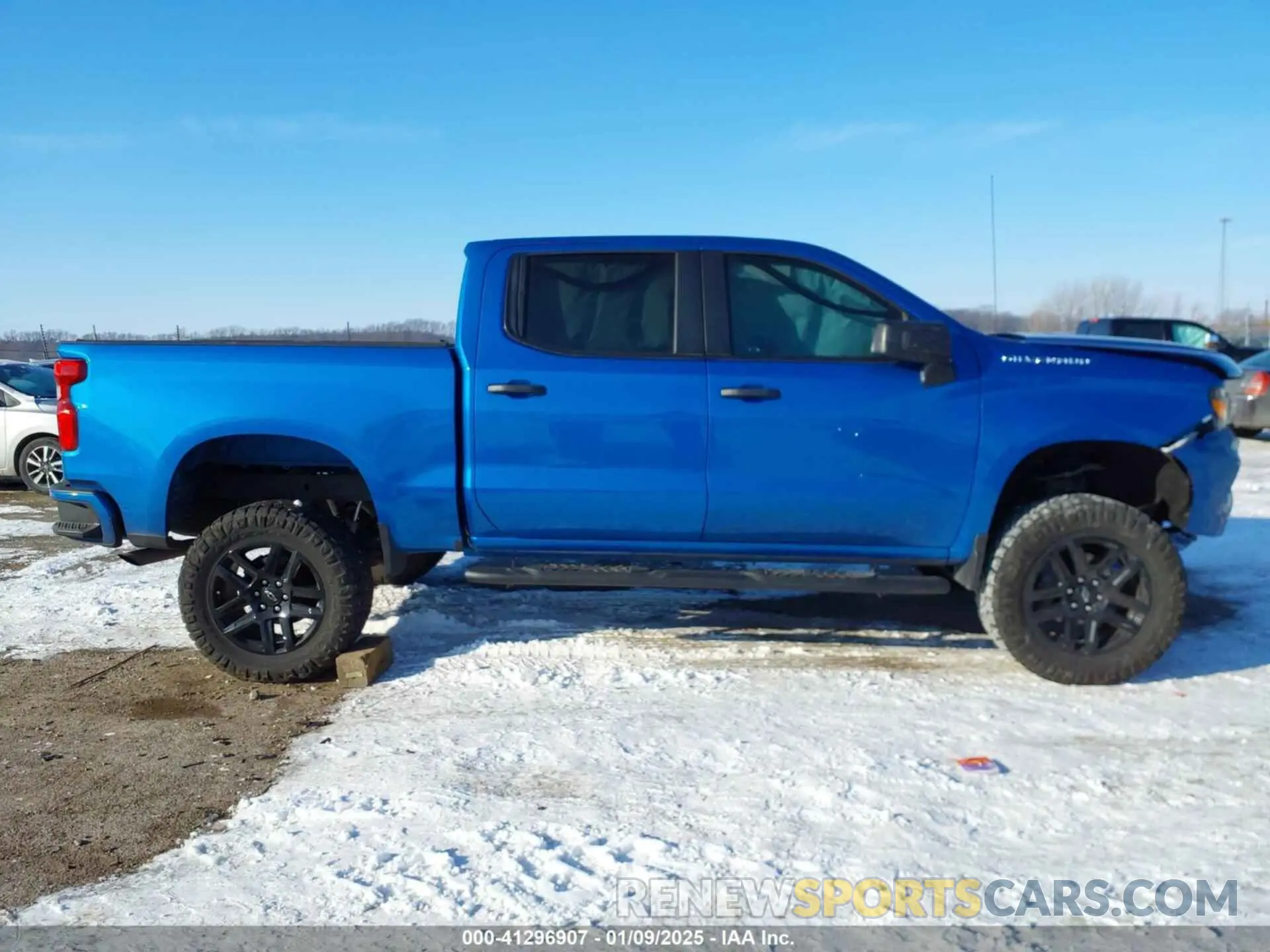 14 Photograph of a damaged car 1GCPABEK3NZ614707 CHEVROLET SILVERADO 1500 2022