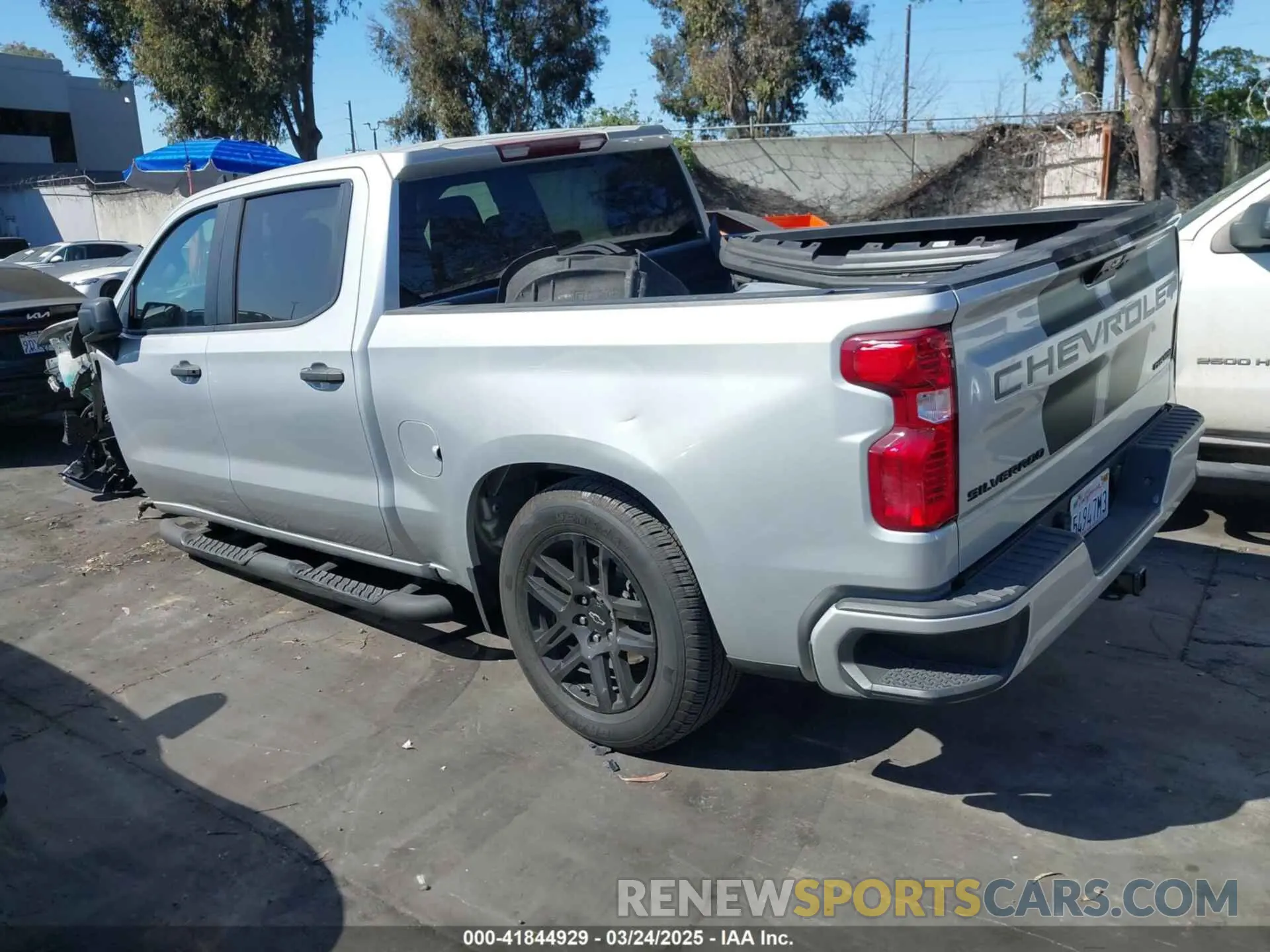 3 Photograph of a damaged car 1GCPABEK5NZ509697 CHEVROLET SILVERADO 1500 2022