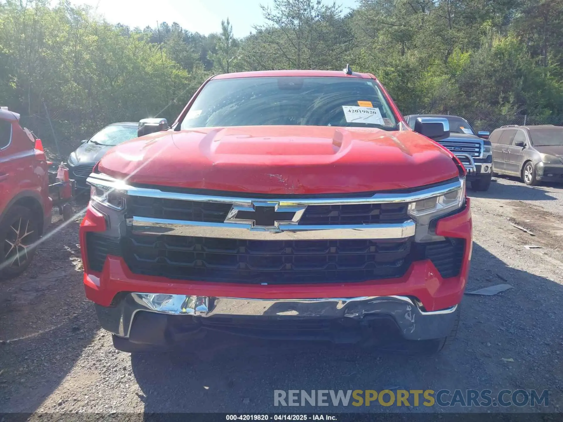 12 Photograph of a damaged car 1GCPACED2NZ561022 CHEVROLET SILVERADO 1500 2022