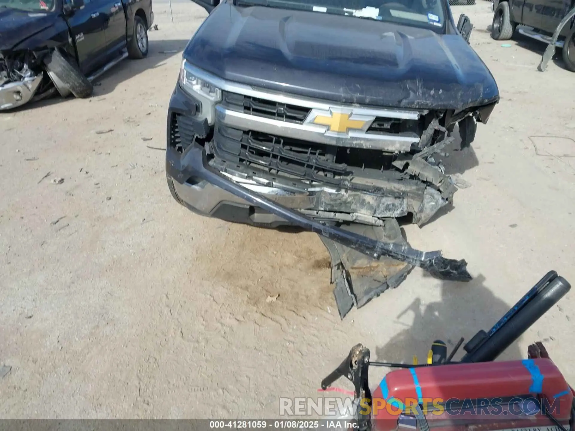 12 Photograph of a damaged car 1GCPACED7NZ618721 CHEVROLET SILVERADO 1500 2022