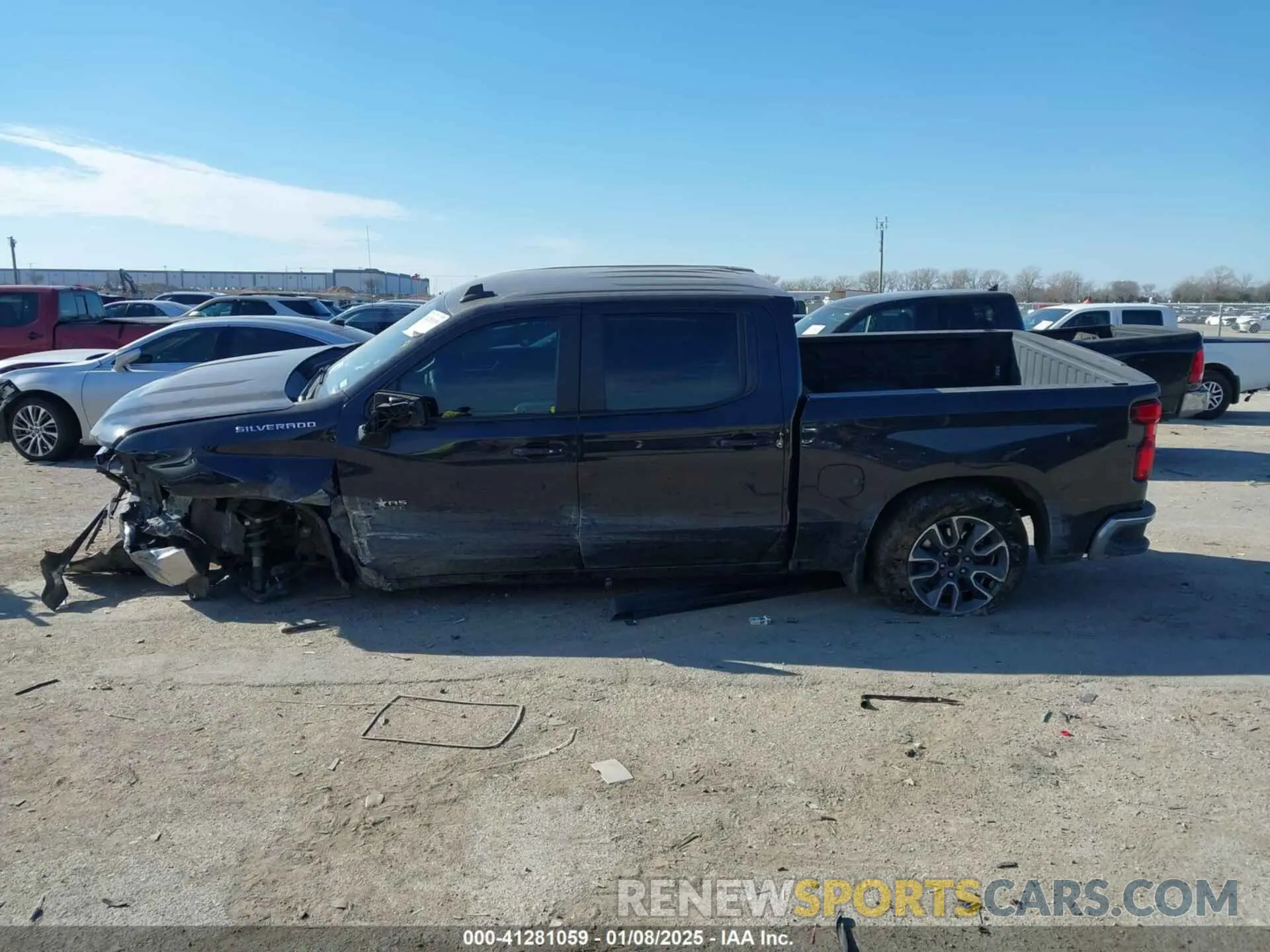 14 Photograph of a damaged car 1GCPACED7NZ618721 CHEVROLET SILVERADO 1500 2022