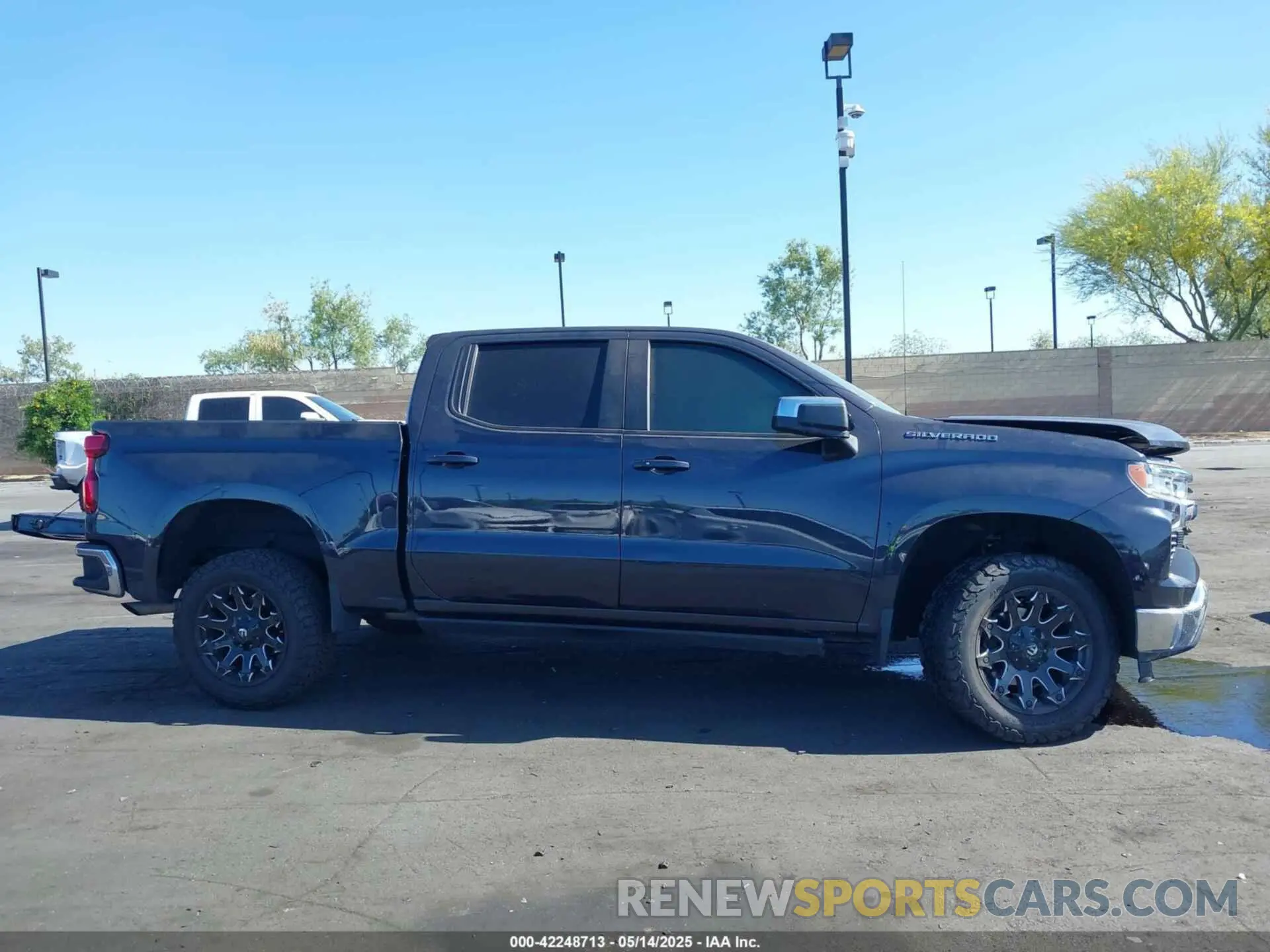 13 Photograph of a damaged car 1GCPACEK1NZ530813 CHEVROLET SILVERADO 1500 2022