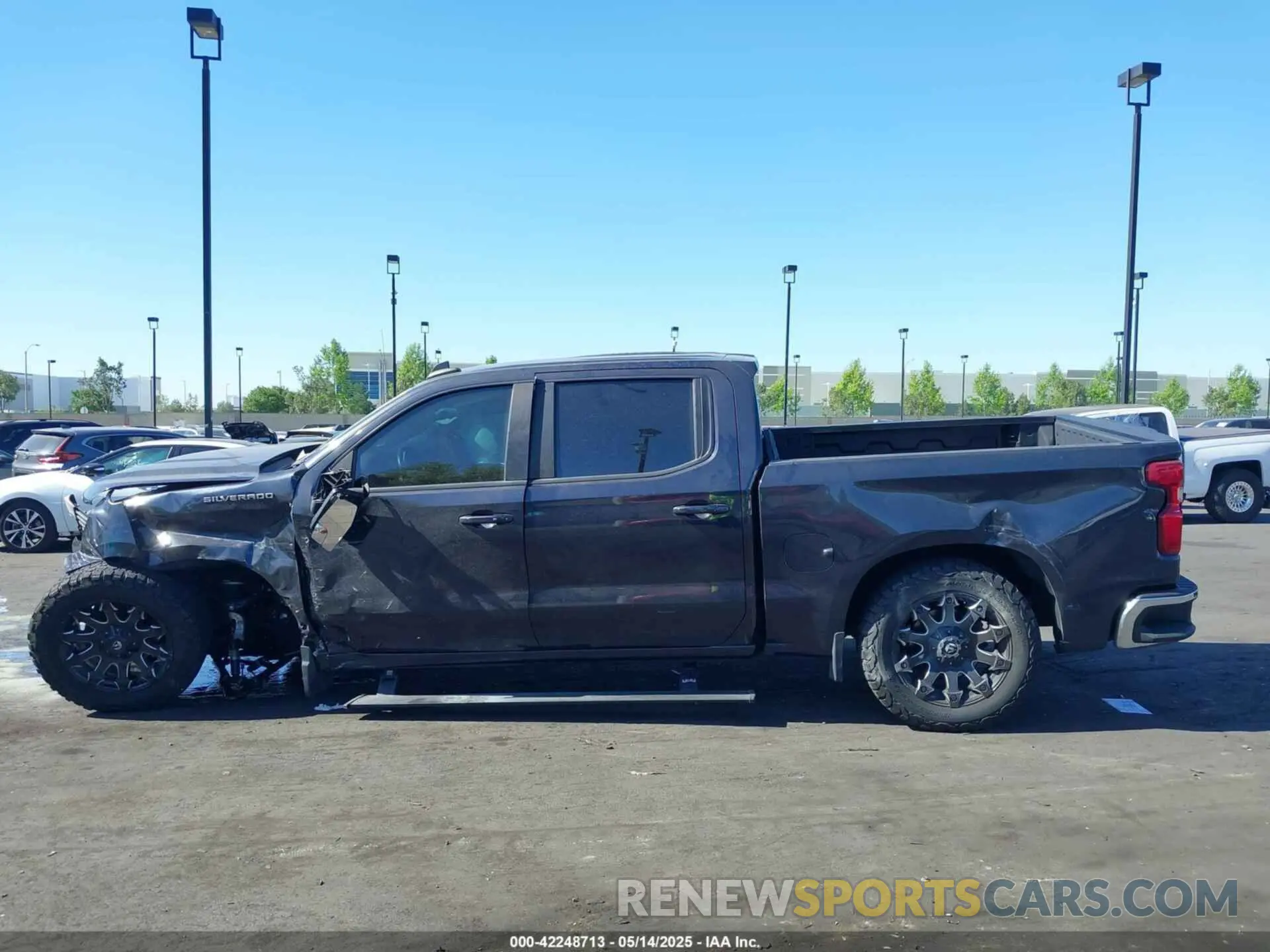 14 Photograph of a damaged car 1GCPACEK1NZ530813 CHEVROLET SILVERADO 1500 2022