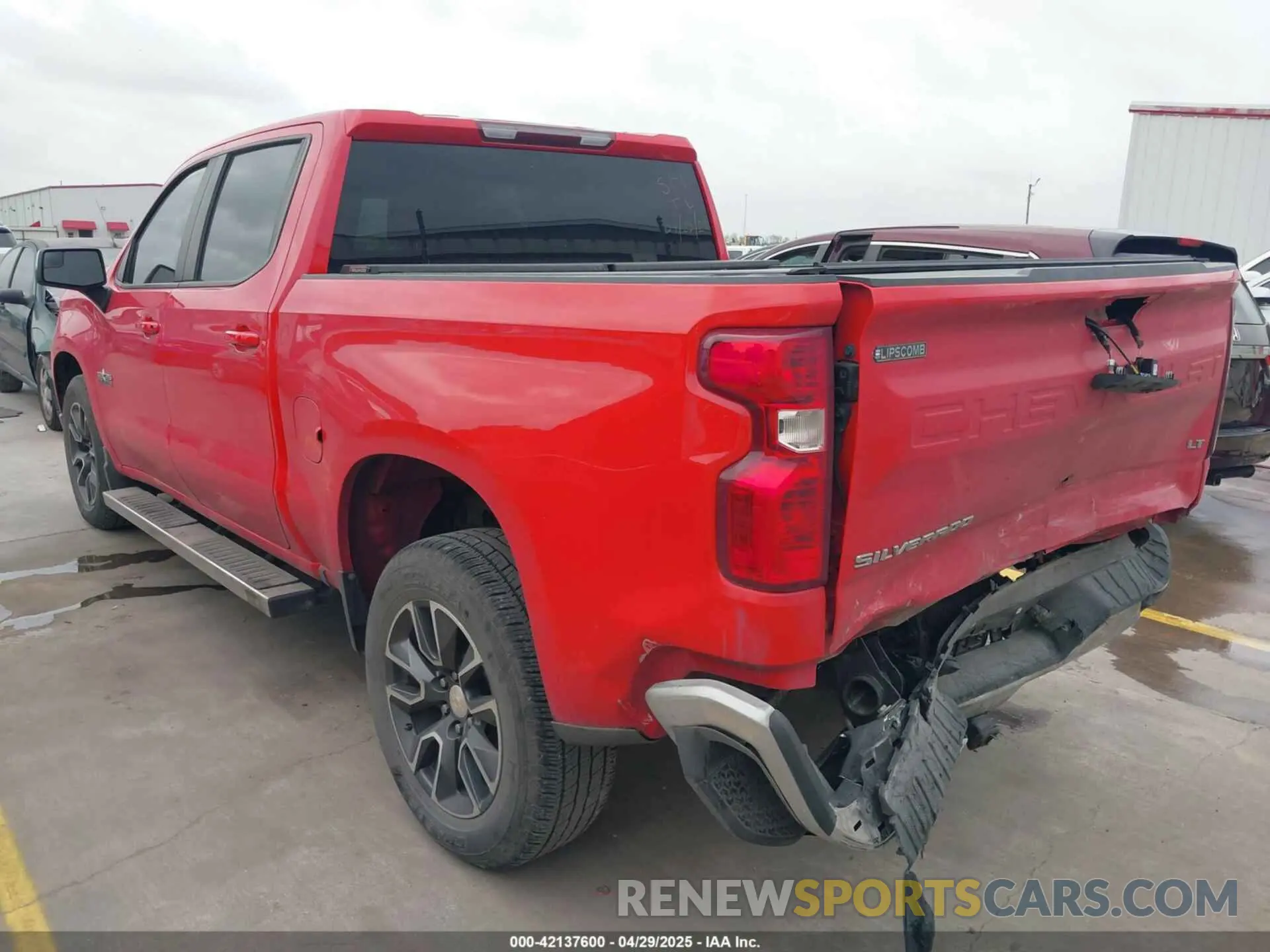 3 Photograph of a damaged car 1GCPACEK8NZ624395 CHEVROLET SILVERADO 1500 2022