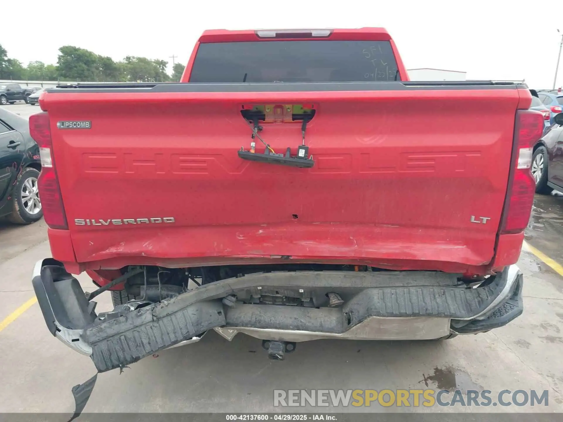6 Photograph of a damaged car 1GCPACEK8NZ624395 CHEVROLET SILVERADO 1500 2022