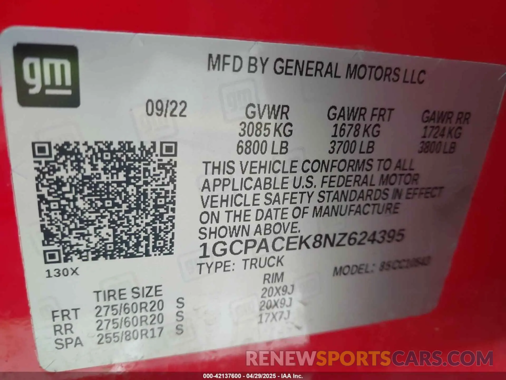 9 Photograph of a damaged car 1GCPACEK8NZ624395 CHEVROLET SILVERADO 1500 2022