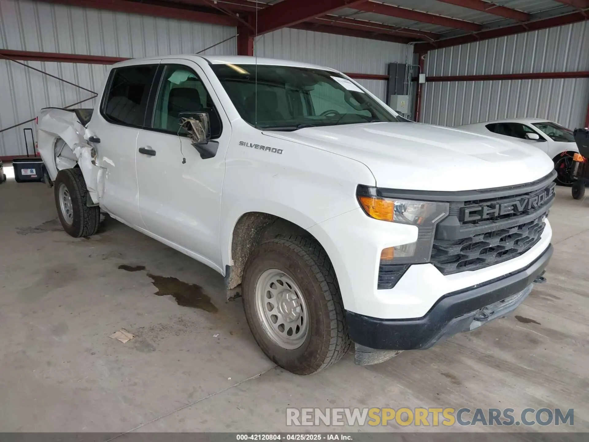1 Photograph of a damaged car 1GCPDAEK9NZ600778 CHEVROLET SILVERADO 1500 2022