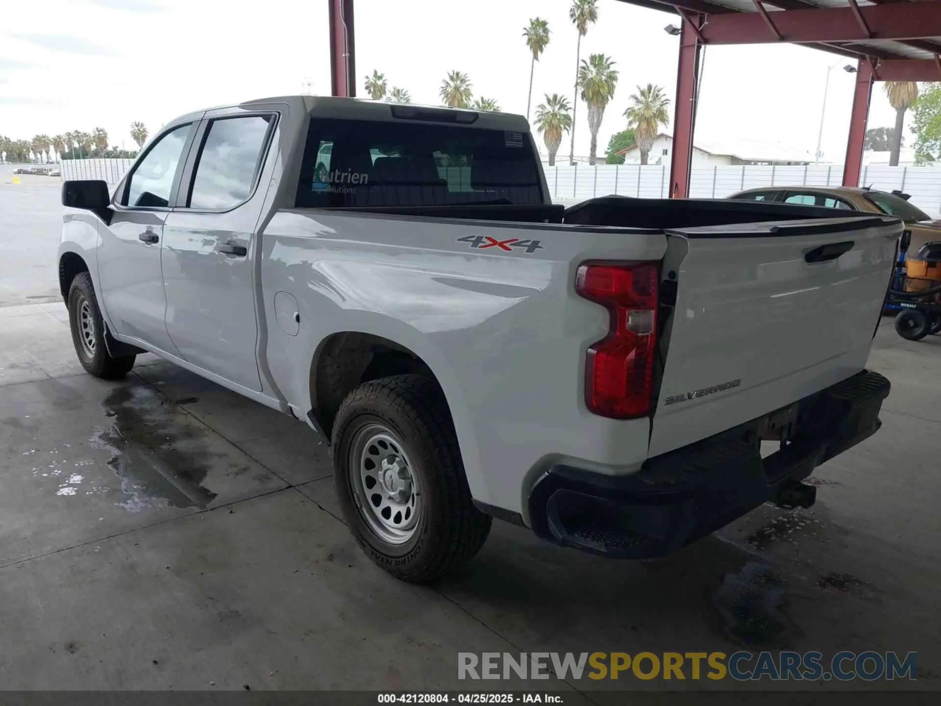 3 Photograph of a damaged car 1GCPDAEK9NZ600778 CHEVROLET SILVERADO 1500 2022