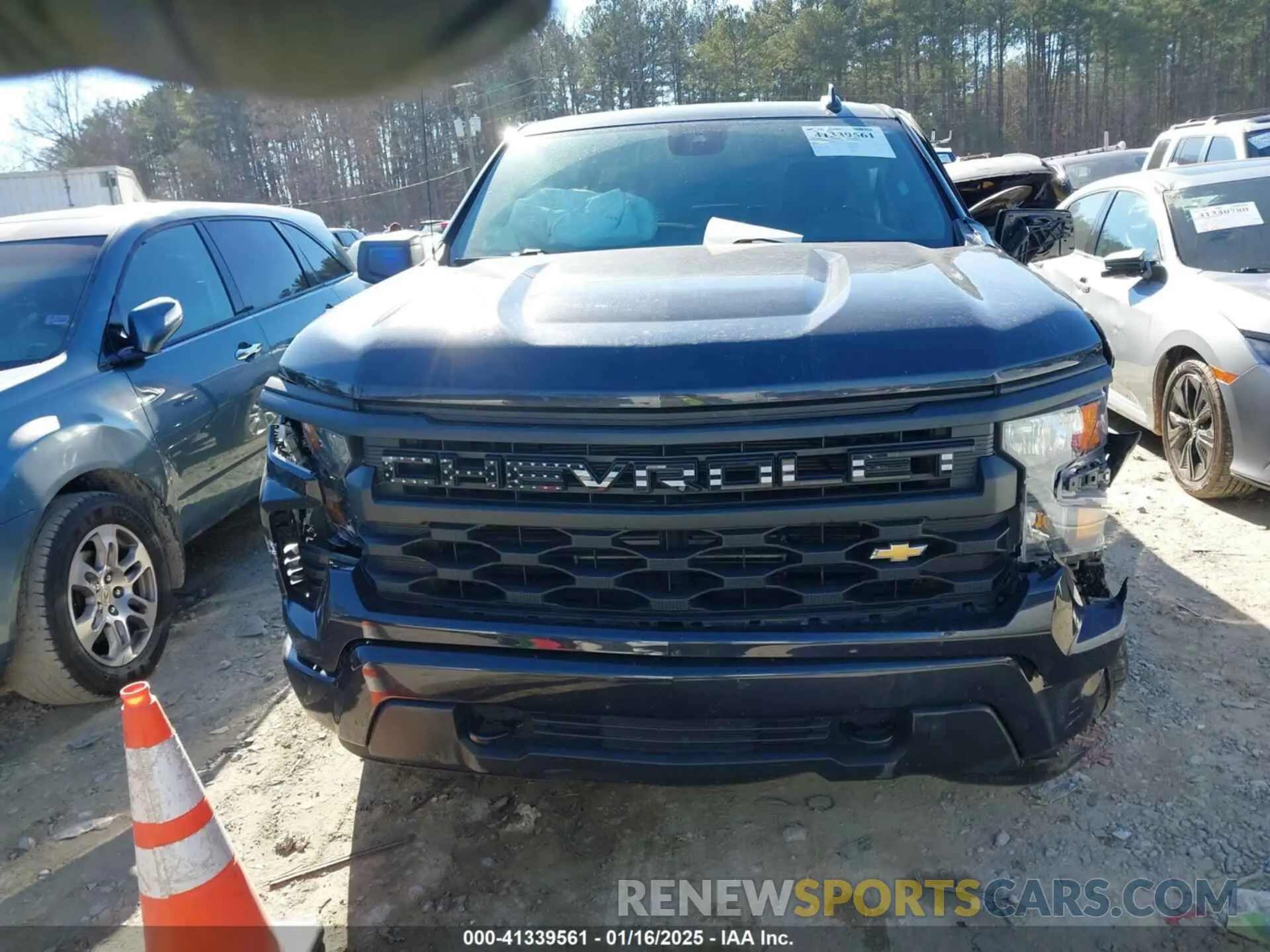 12 Photograph of a damaged car 1GCPDBEK0NZ604529 CHEVROLET SILVERADO 1500 2022