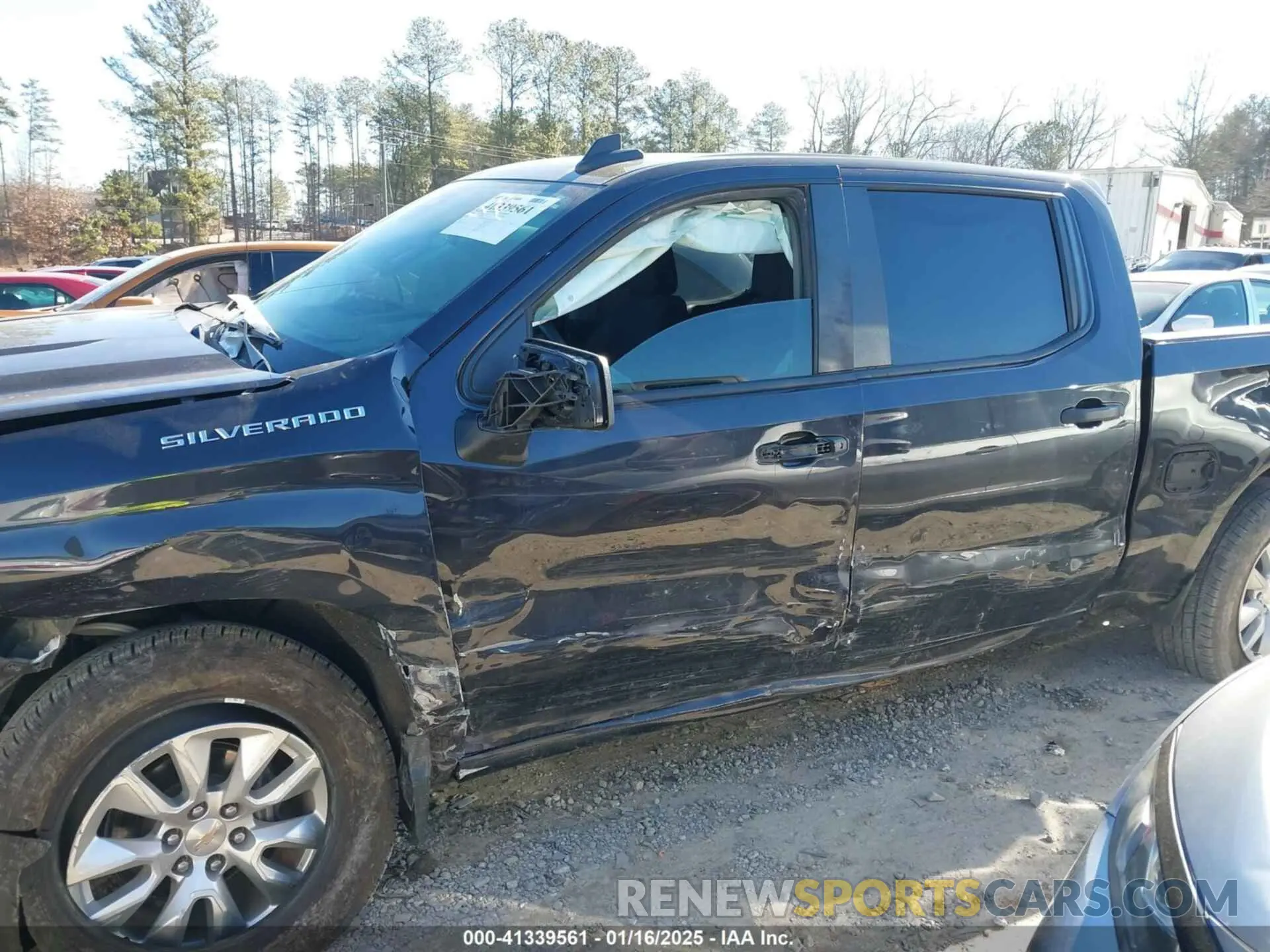 14 Photograph of a damaged car 1GCPDBEK0NZ604529 CHEVROLET SILVERADO 1500 2022
