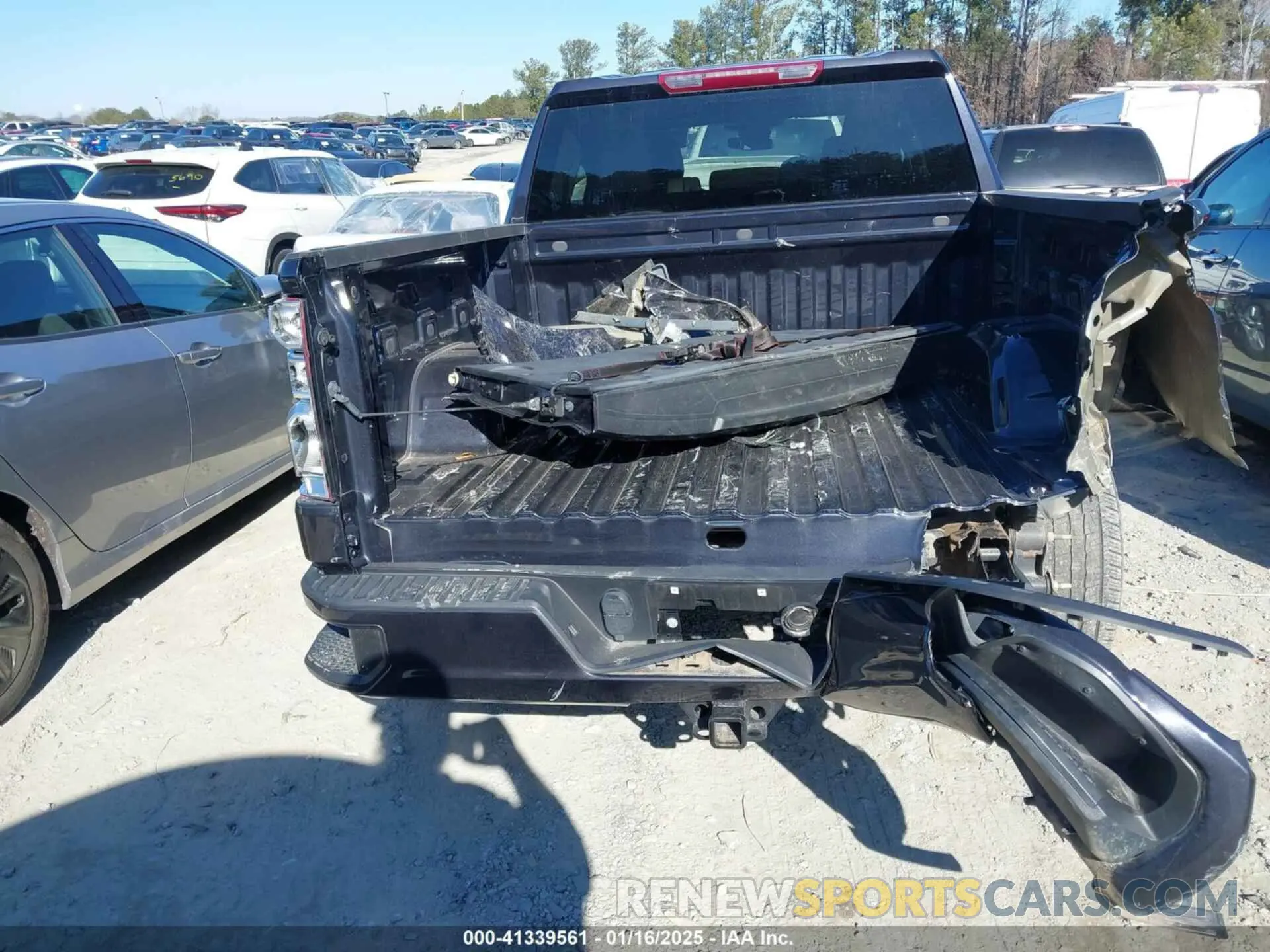 16 Photograph of a damaged car 1GCPDBEK0NZ604529 CHEVROLET SILVERADO 1500 2022