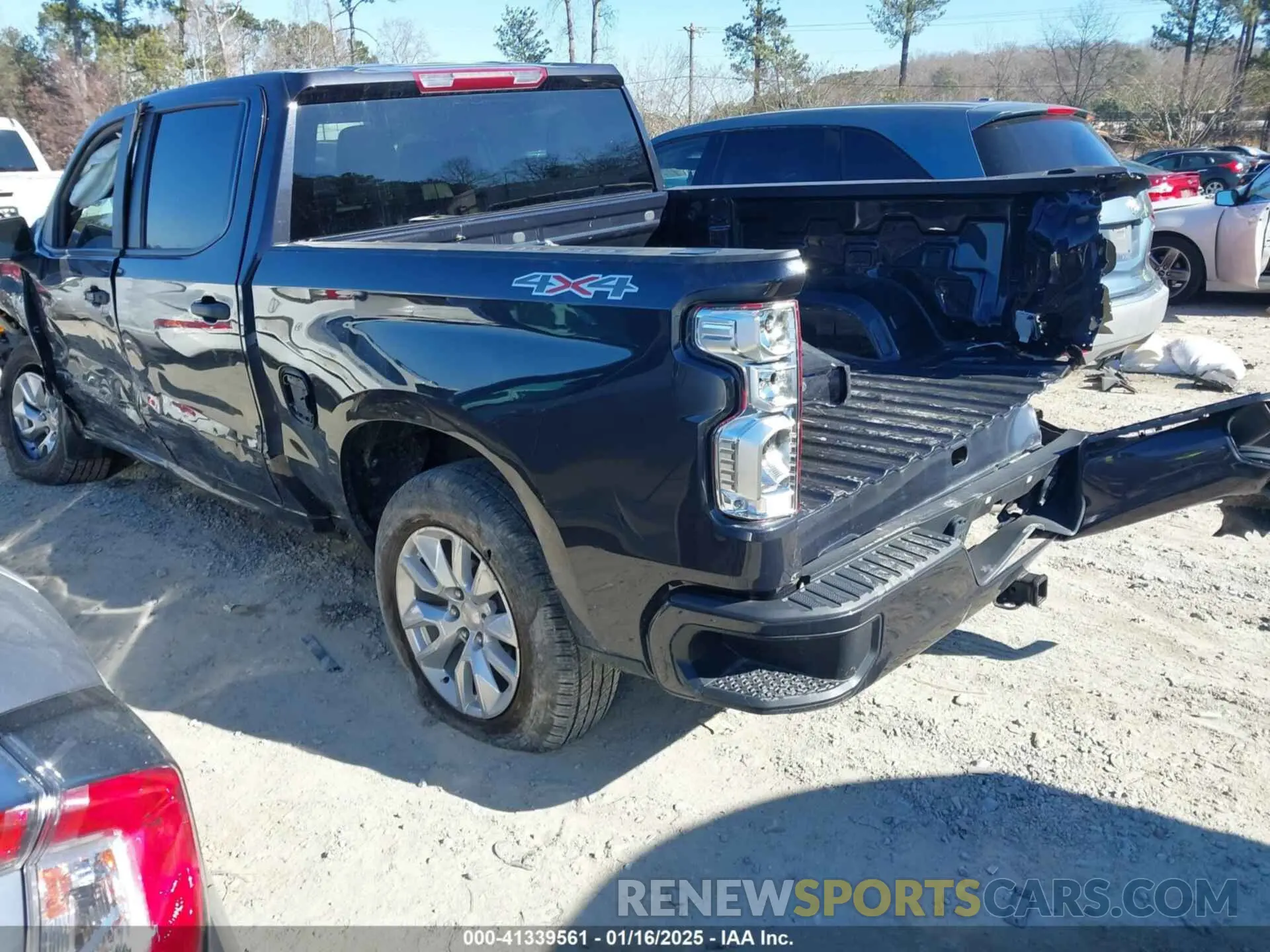 3 Photograph of a damaged car 1GCPDBEK0NZ604529 CHEVROLET SILVERADO 1500 2022