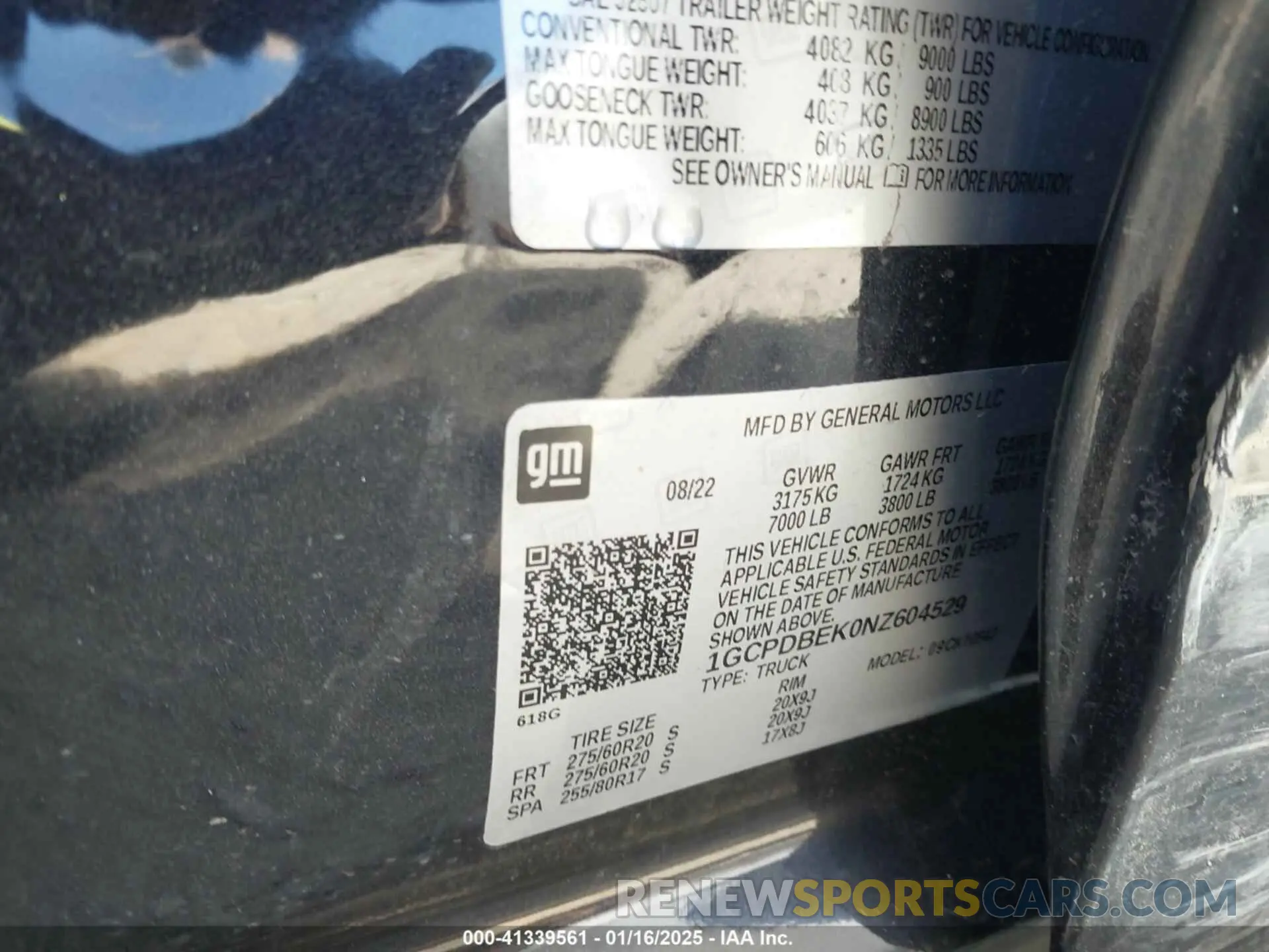 9 Photograph of a damaged car 1GCPDBEK0NZ604529 CHEVROLET SILVERADO 1500 2022