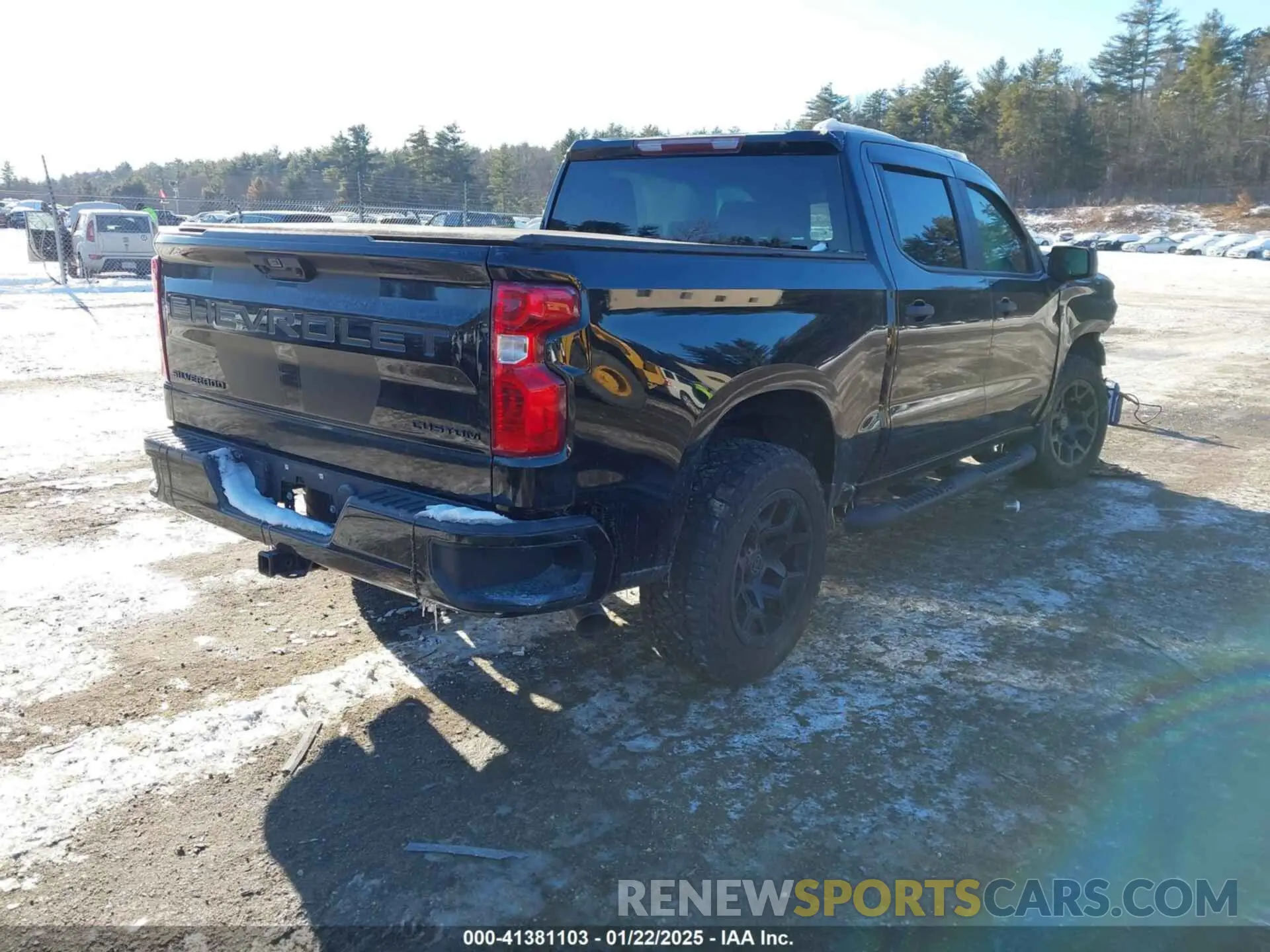 4 Photograph of a damaged car 1GCPDBEK1NZ512152 CHEVROLET SILVERADO 1500 2022