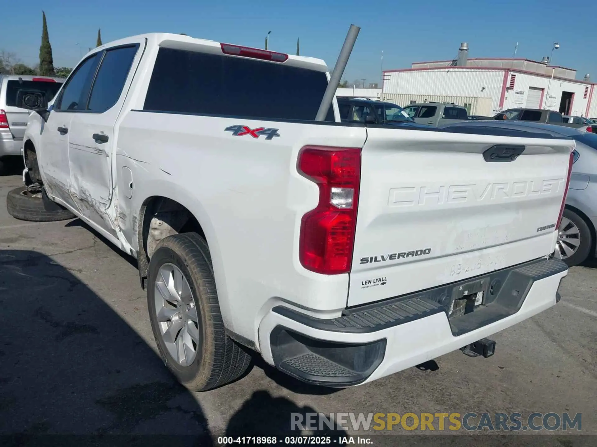 3 Photograph of a damaged car 1GCPDBEK2NZ627732 CHEVROLET SILVERADO 1500 2022