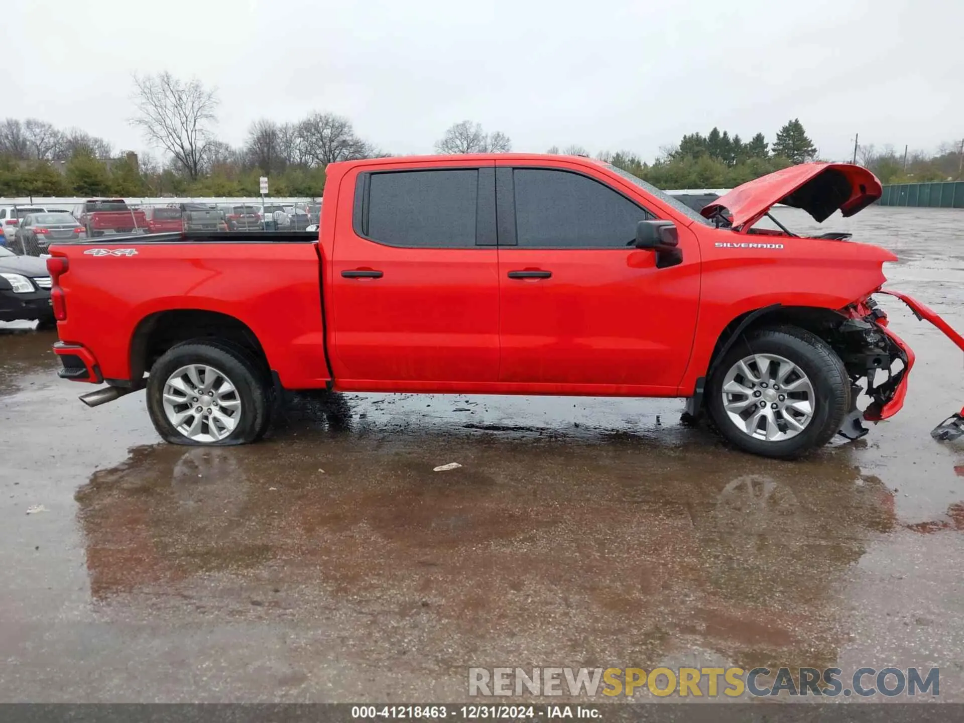 12 Photograph of a damaged car 1GCPDBEK2NZ638973 CHEVROLET SILVERADO 1500 2022