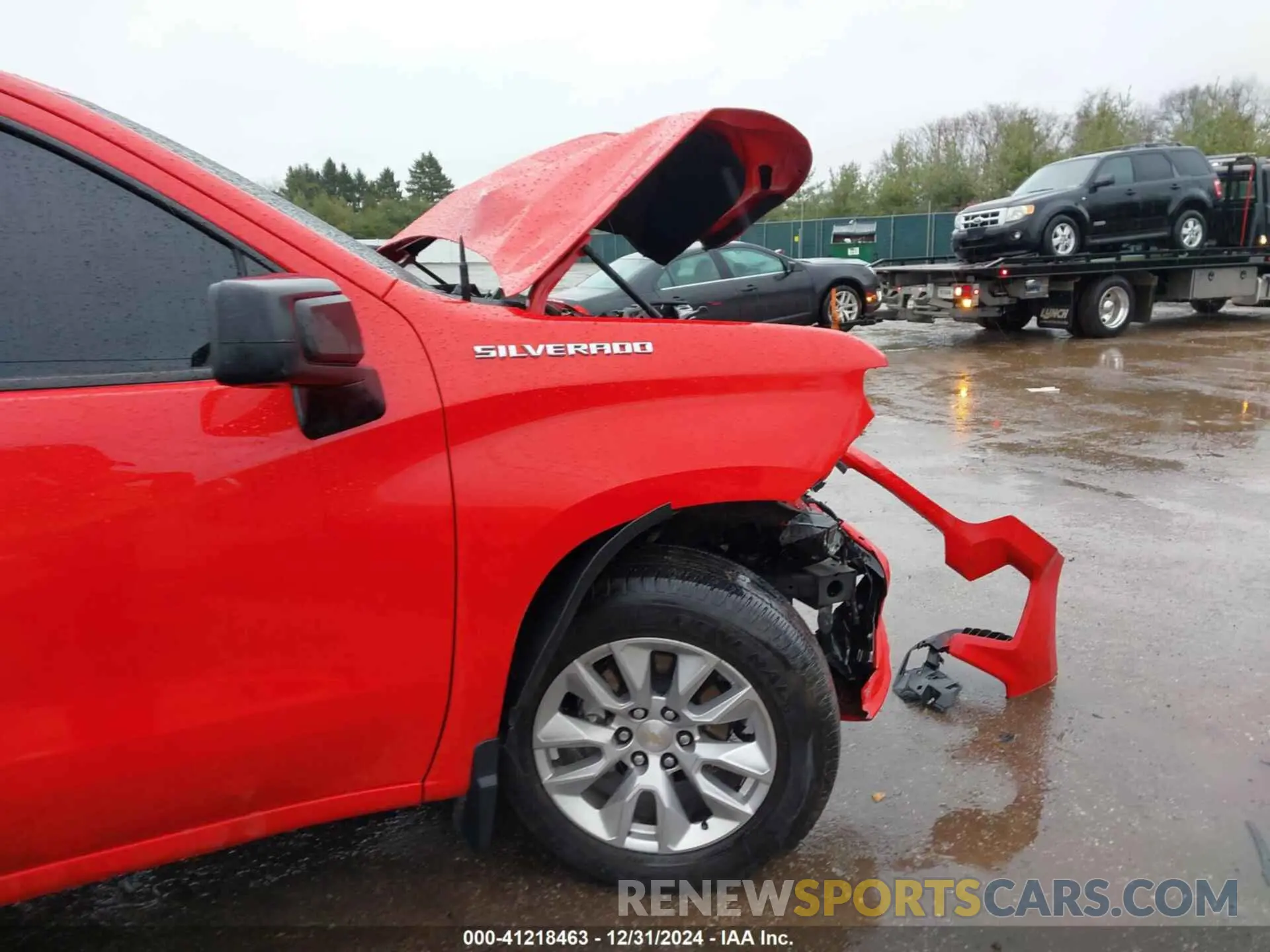 6 Photograph of a damaged car 1GCPDBEK2NZ638973 CHEVROLET SILVERADO 1500 2022