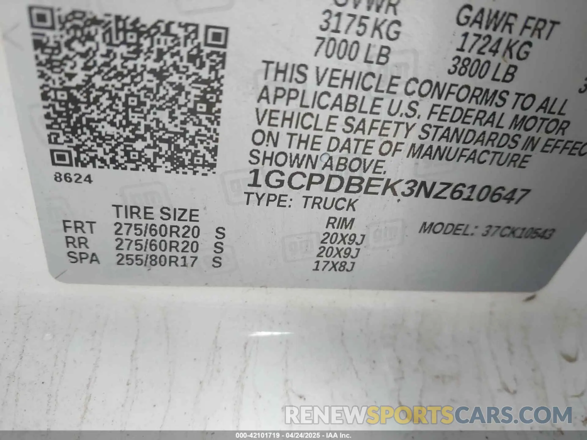 9 Photograph of a damaged car 1GCPDBEK3NZ610647 CHEVROLET SILVERADO 1500 2022