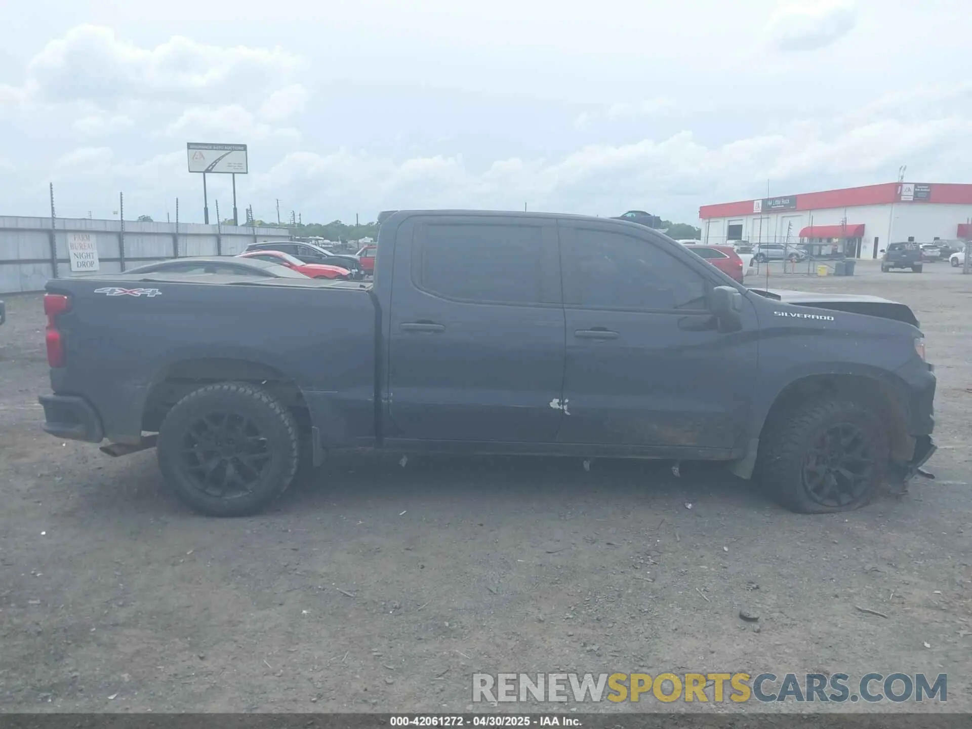 13 Photograph of a damaged car 1GCPDBEK4NZ633600 CHEVROLET SILVERADO 1500 2022