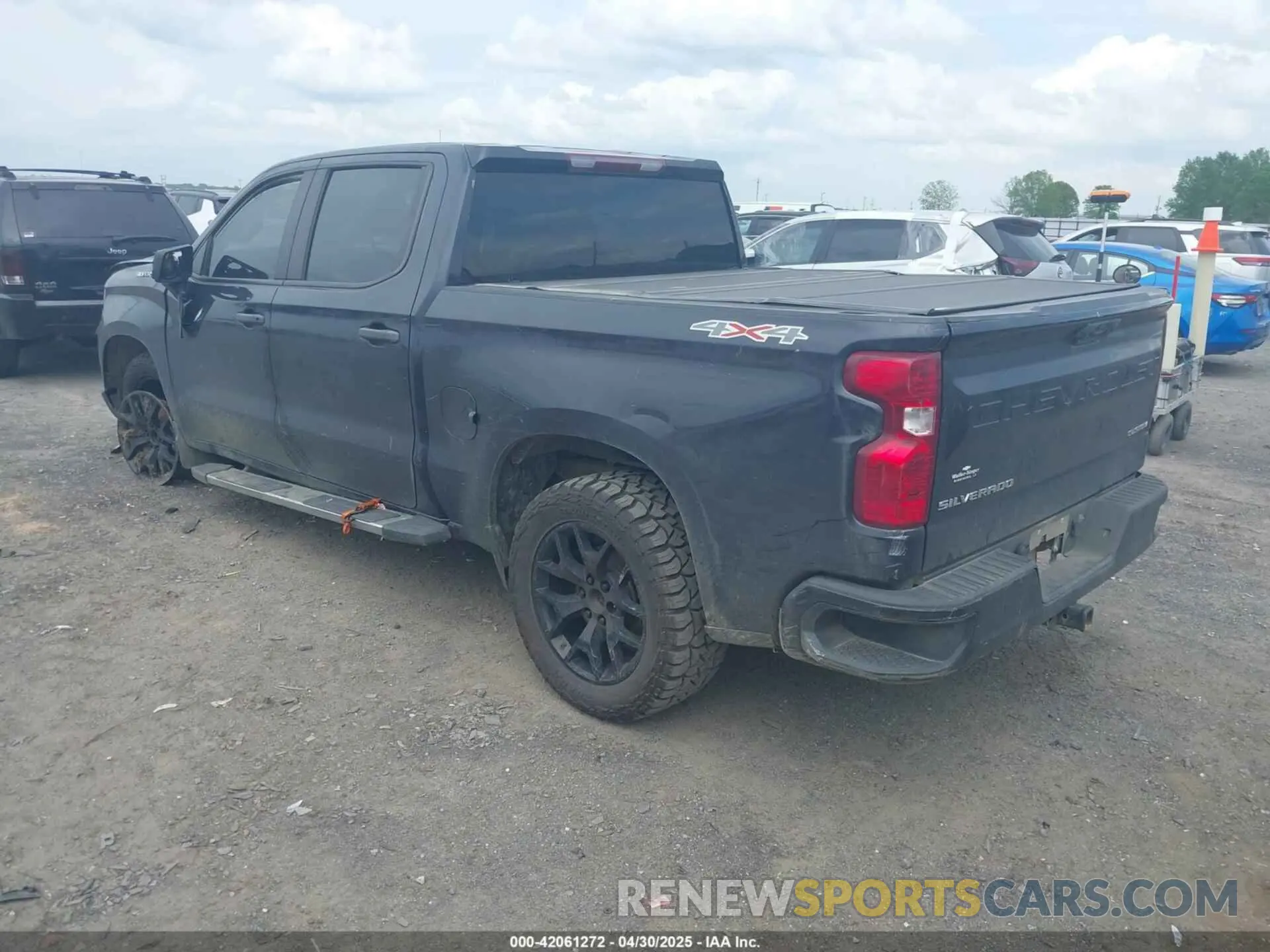 3 Photograph of a damaged car 1GCPDBEK4NZ633600 CHEVROLET SILVERADO 1500 2022