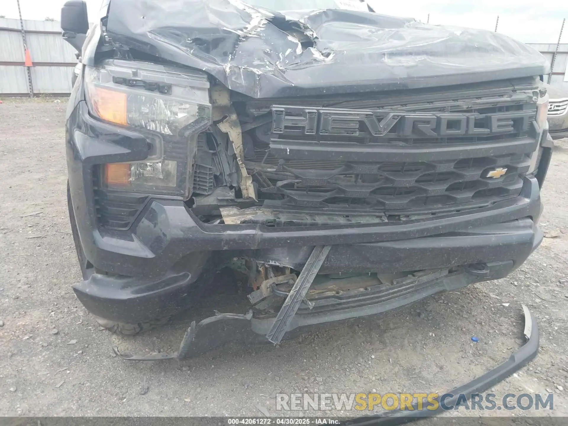 6 Photograph of a damaged car 1GCPDBEK4NZ633600 CHEVROLET SILVERADO 1500 2022
