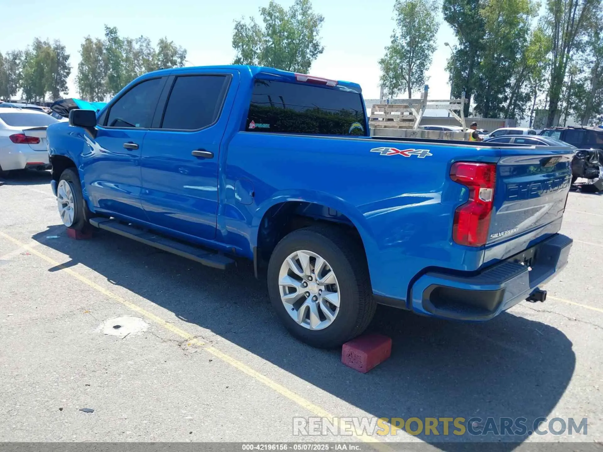 3 Photograph of a damaged car 1GCPDBEK5NZ643438 CHEVROLET SILVERADO 1500 2022