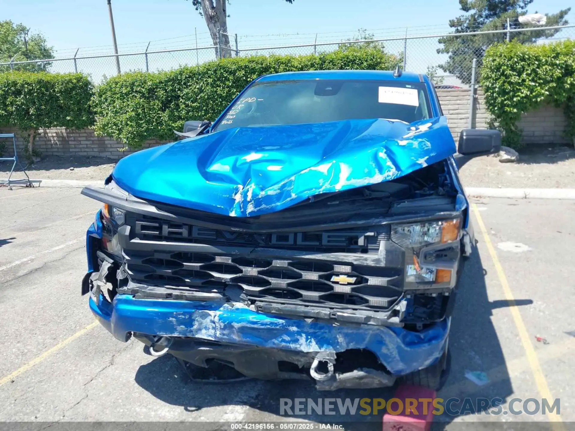 6 Photograph of a damaged car 1GCPDBEK5NZ643438 CHEVROLET SILVERADO 1500 2022