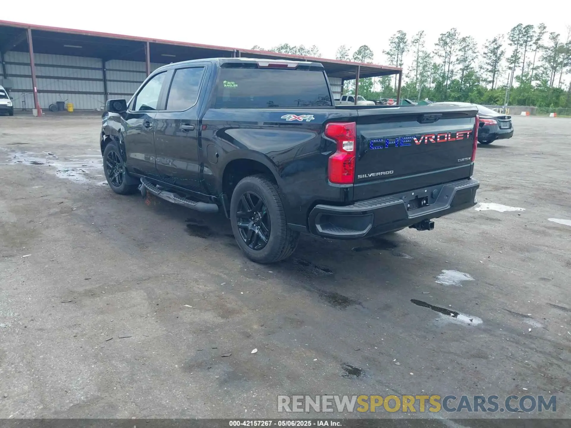 3 Photograph of a damaged car 1GCPDBEK8NZ609610 CHEVROLET SILVERADO 1500 2022