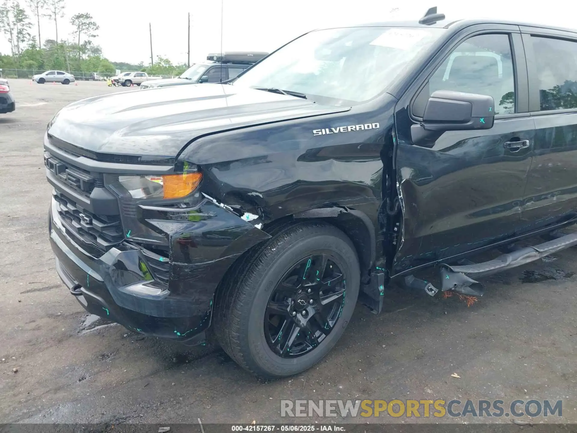 6 Photograph of a damaged car 1GCPDBEK8NZ609610 CHEVROLET SILVERADO 1500 2022