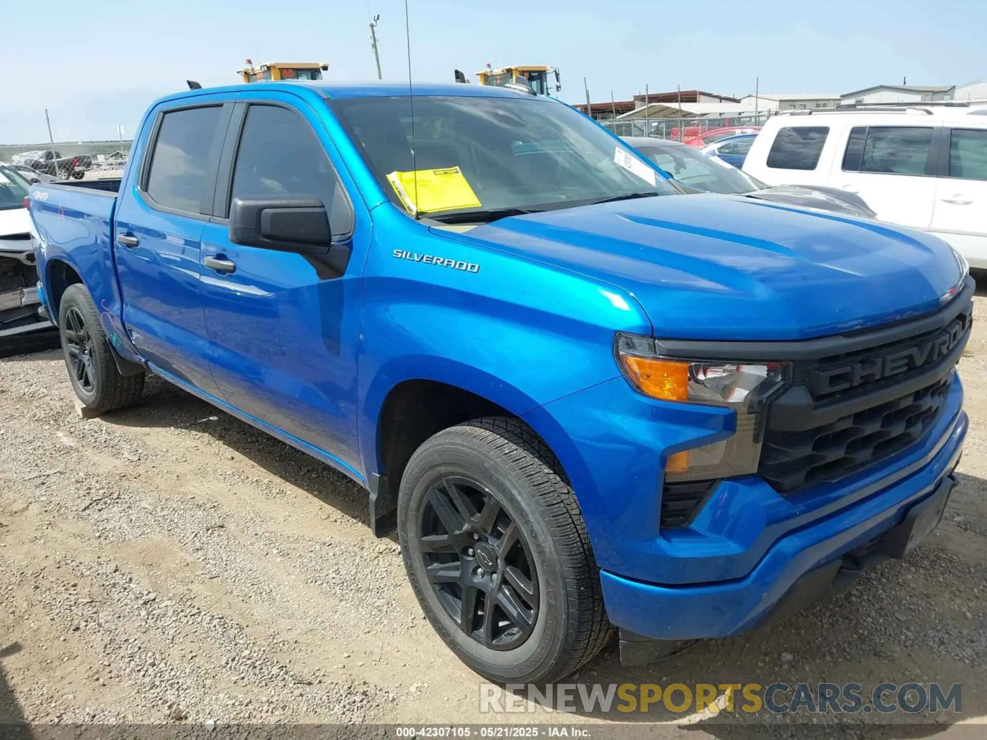 1 Photograph of a damaged car 1GCPDBEK9NZ631079 CHEVROLET SILVERADO 1500 2022