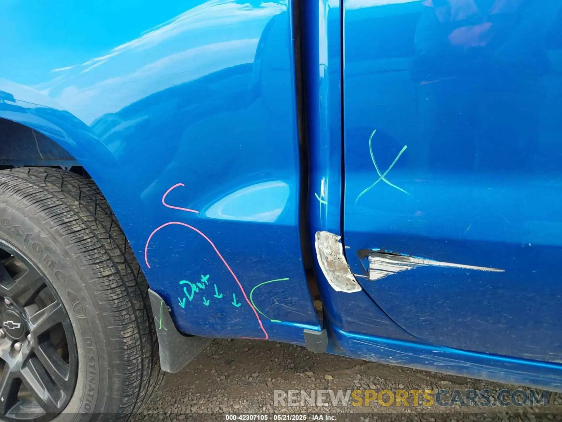 6 Photograph of a damaged car 1GCPDBEK9NZ631079 CHEVROLET SILVERADO 1500 2022