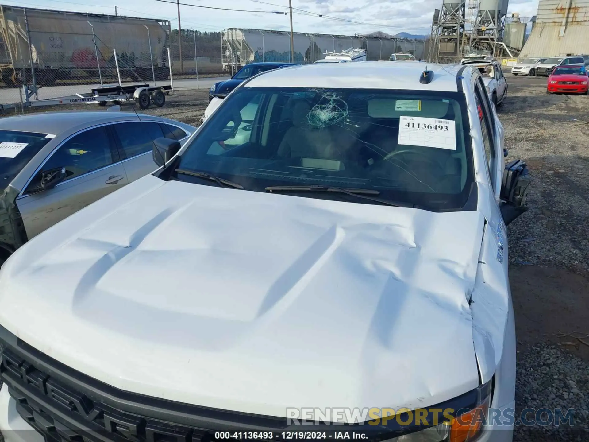 6 Photograph of a damaged car 1GCPDBEKXNZ599159 CHEVROLET SILVERADO 1500 2022
