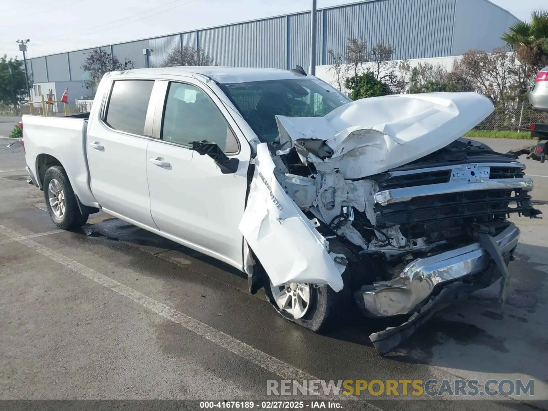 1 Photograph of a damaged car 1GCPDDEK5NZ503949 CHEVROLET SILVERADO 1500 2022
