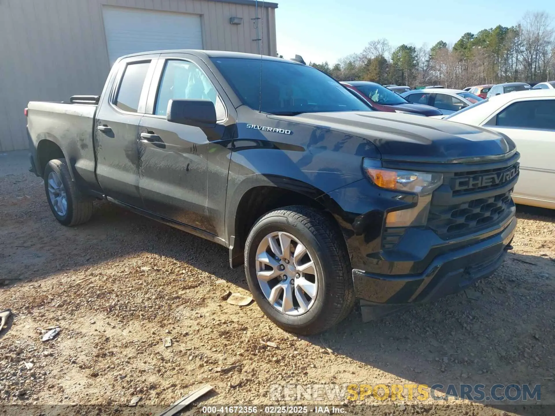 1 Photograph of a damaged car 1GCRABEK5NZ640511 CHEVROLET SILVERADO 1500 2022