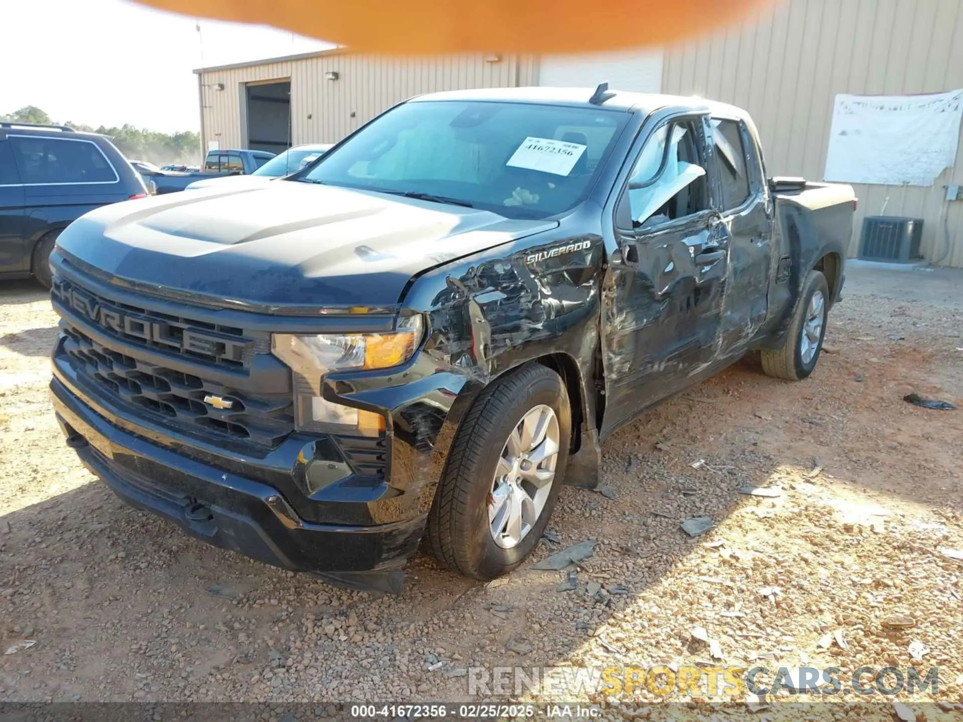 2 Photograph of a damaged car 1GCRABEK5NZ640511 CHEVROLET SILVERADO 1500 2022
