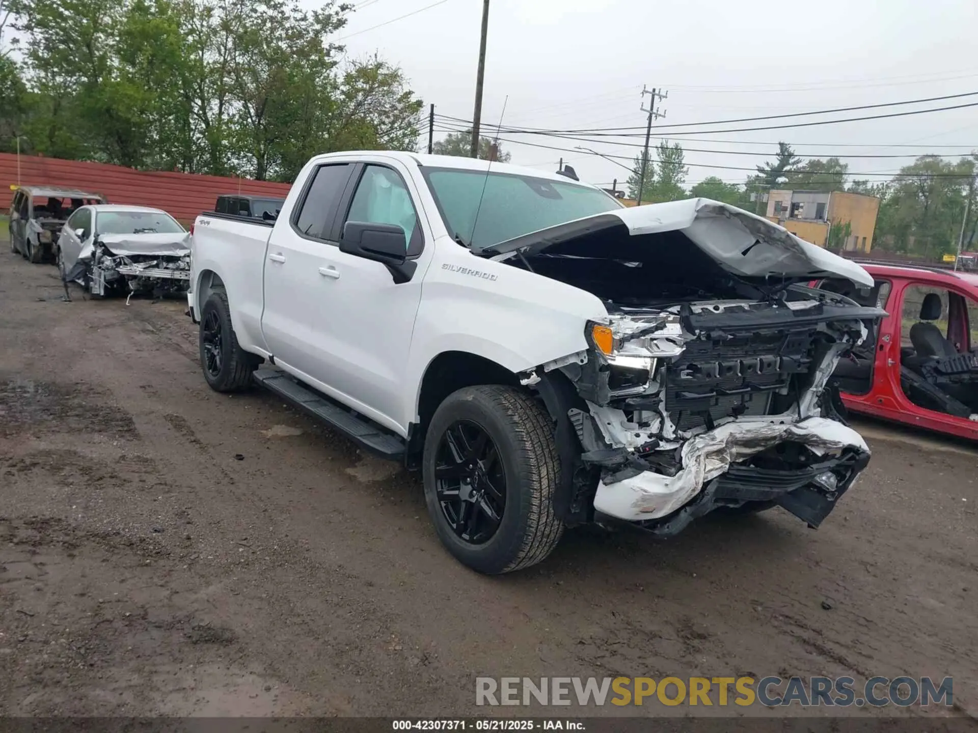 1 Photograph of a damaged car 1GCRDEED5NZ554707 CHEVROLET SILVERADO 1500 2022