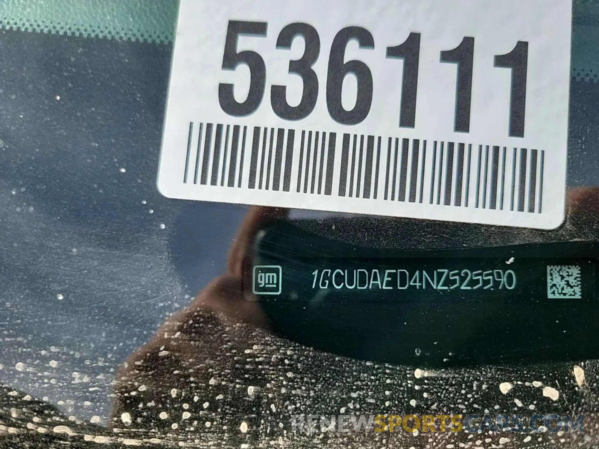 6 Photograph of a damaged car 1GCUDAED4NZ525590 CHEVROLET SILVERADO 1500 2022