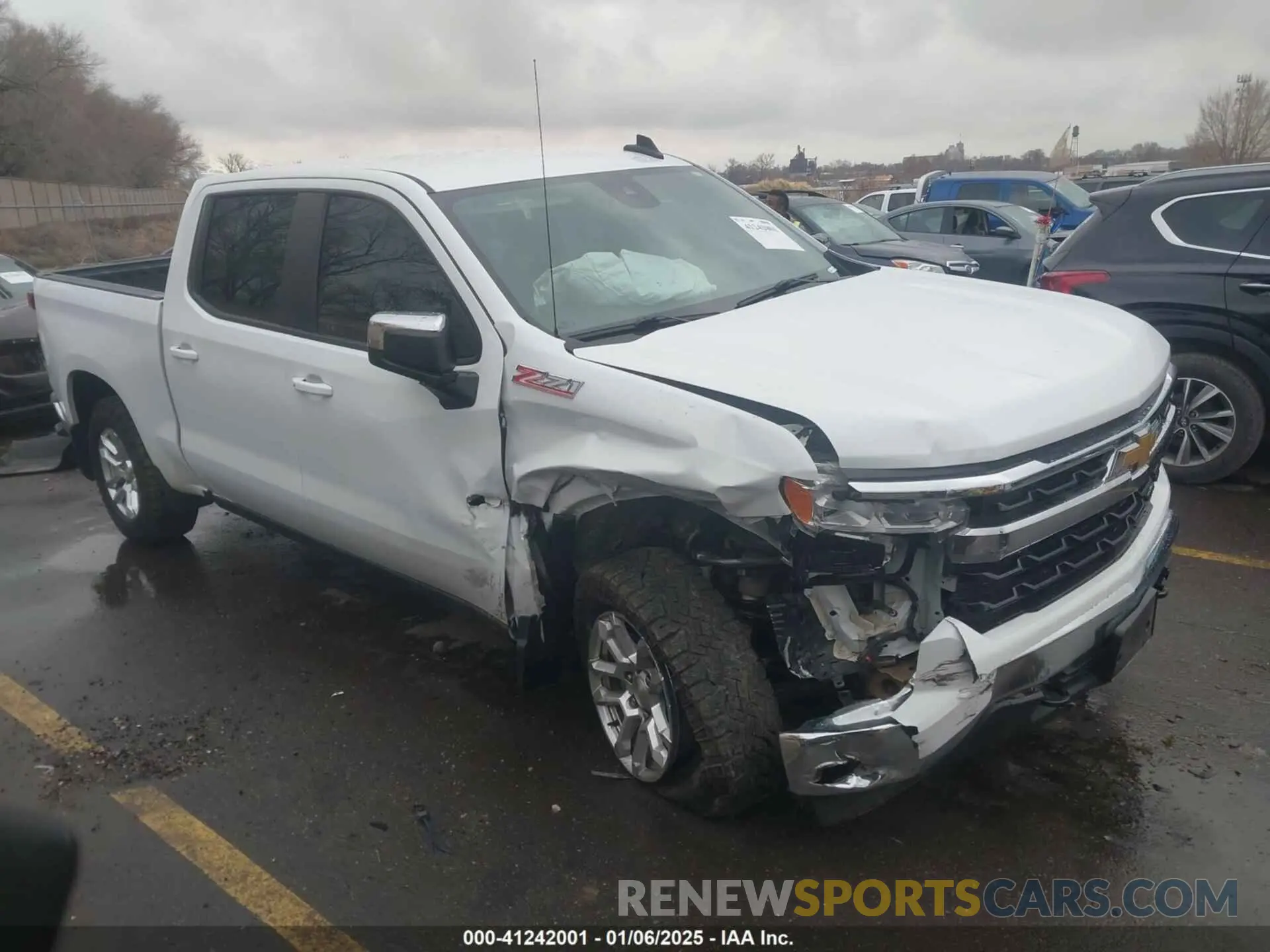 1 Photograph of a damaged car 1GCUDDED0NZ526205 CHEVROLET SILVERADO 1500 2022