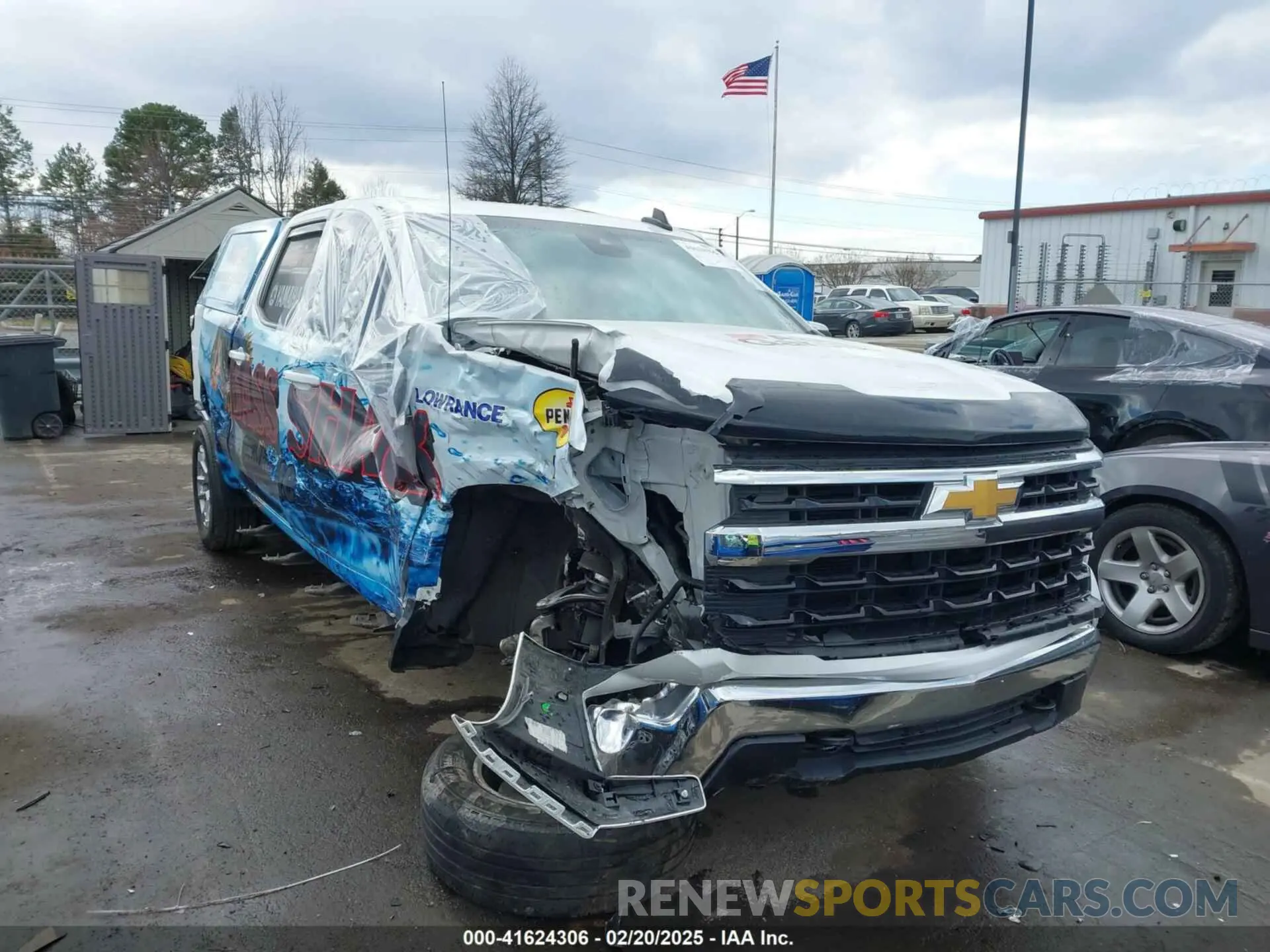 1 Photograph of a damaged car 1GCUDDED1NZ524429 CHEVROLET SILVERADO 1500 2022