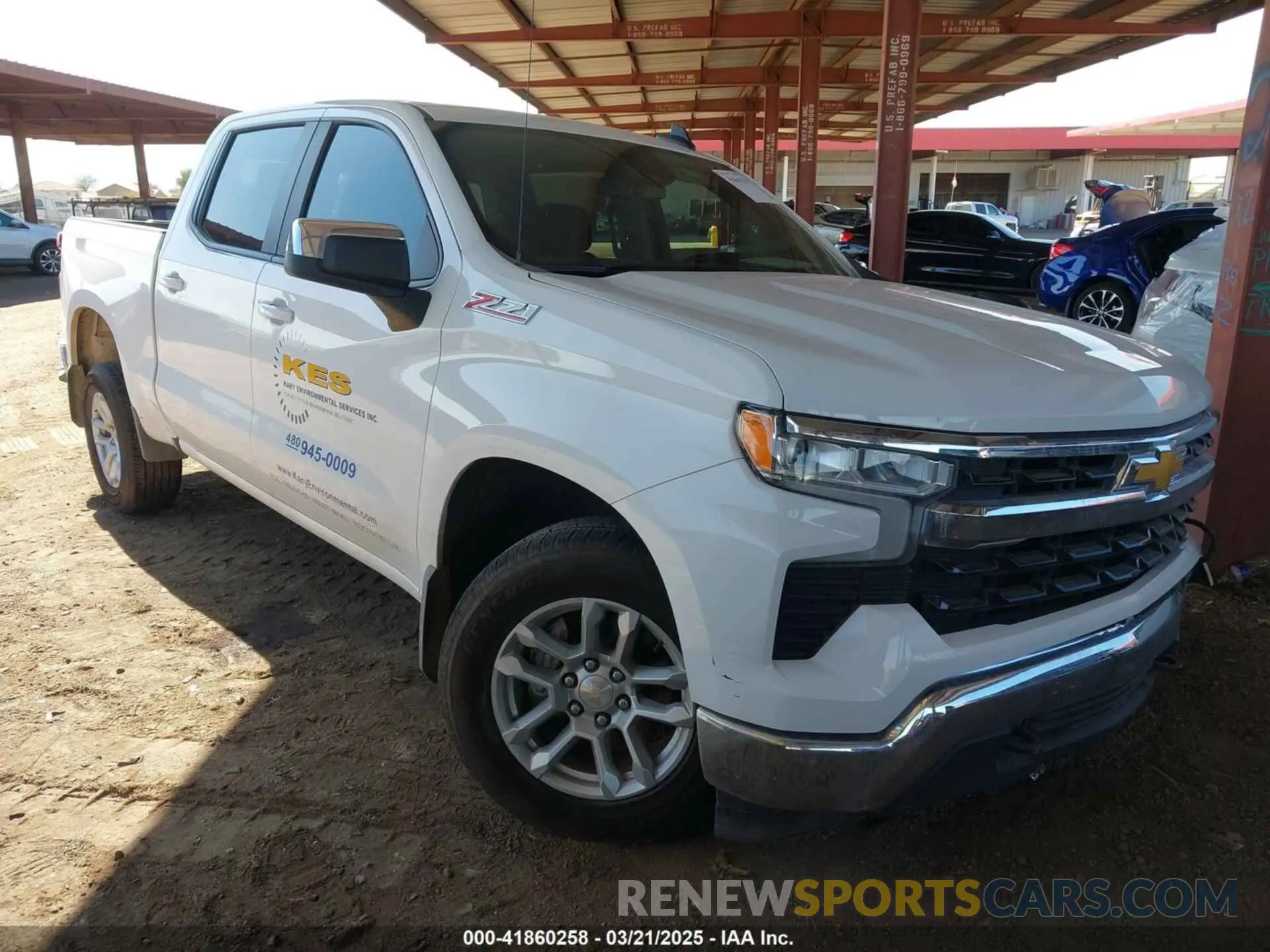 1 Photograph of a damaged car 1GCUDDED2NZ536542 CHEVROLET SILVERADO 1500 2022