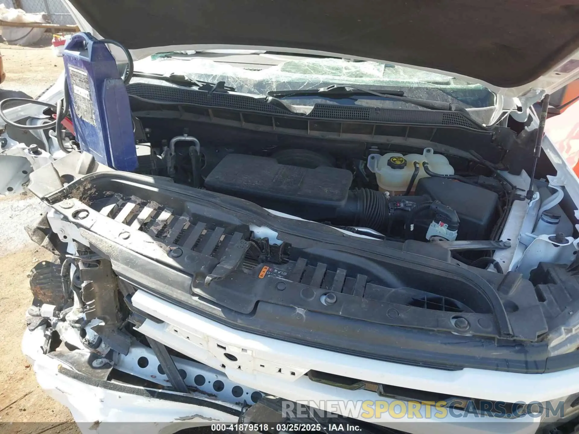 10 Photograph of a damaged car 1GCUDEED1NZ551197 CHEVROLET SILVERADO 1500 2022