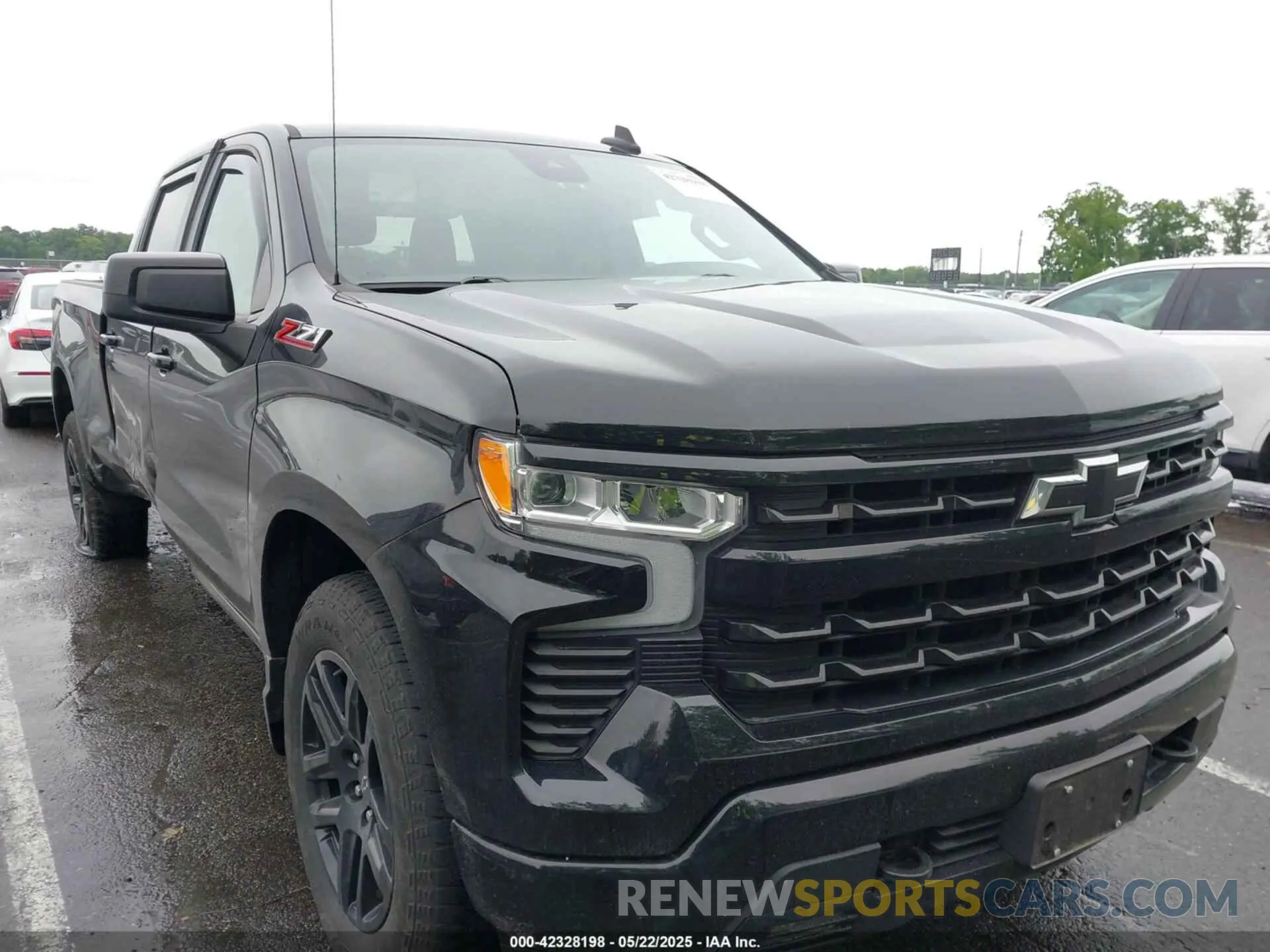 1 Photograph of a damaged car 1GCUDEED7NZ638375 CHEVROLET SILVERADO 1500 2022