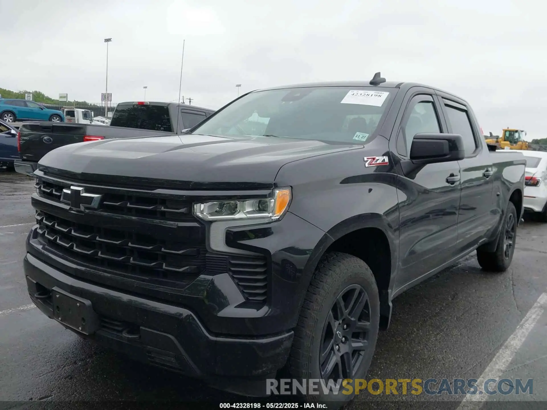 2 Photograph of a damaged car 1GCUDEED7NZ638375 CHEVROLET SILVERADO 1500 2022