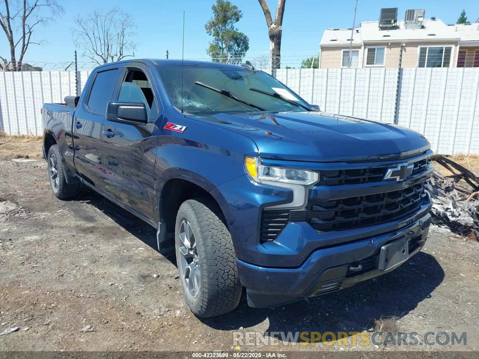 1 Photograph of a damaged car 1GCUDEED8NZ636408 CHEVROLET SILVERADO 1500 2022