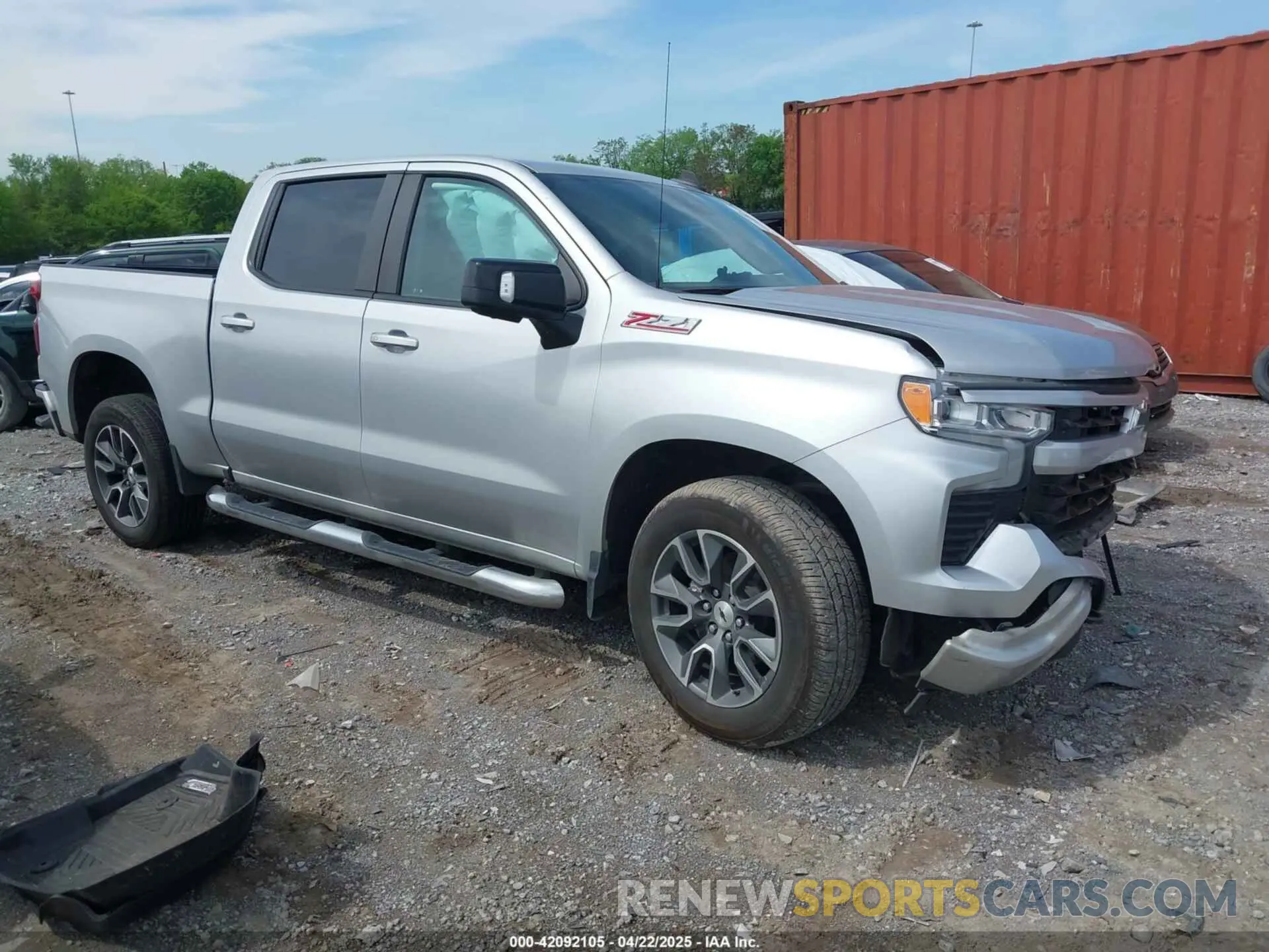 1 Photograph of a damaged car 1GCUDEED9NZ531800 CHEVROLET SILVERADO 1500 2022