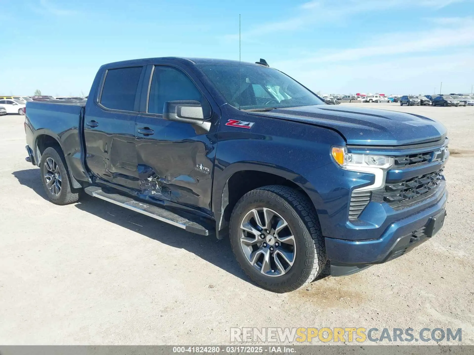 1 Photograph of a damaged car 1GCUDEED9NZ629743 CHEVROLET SILVERADO 1500 2022